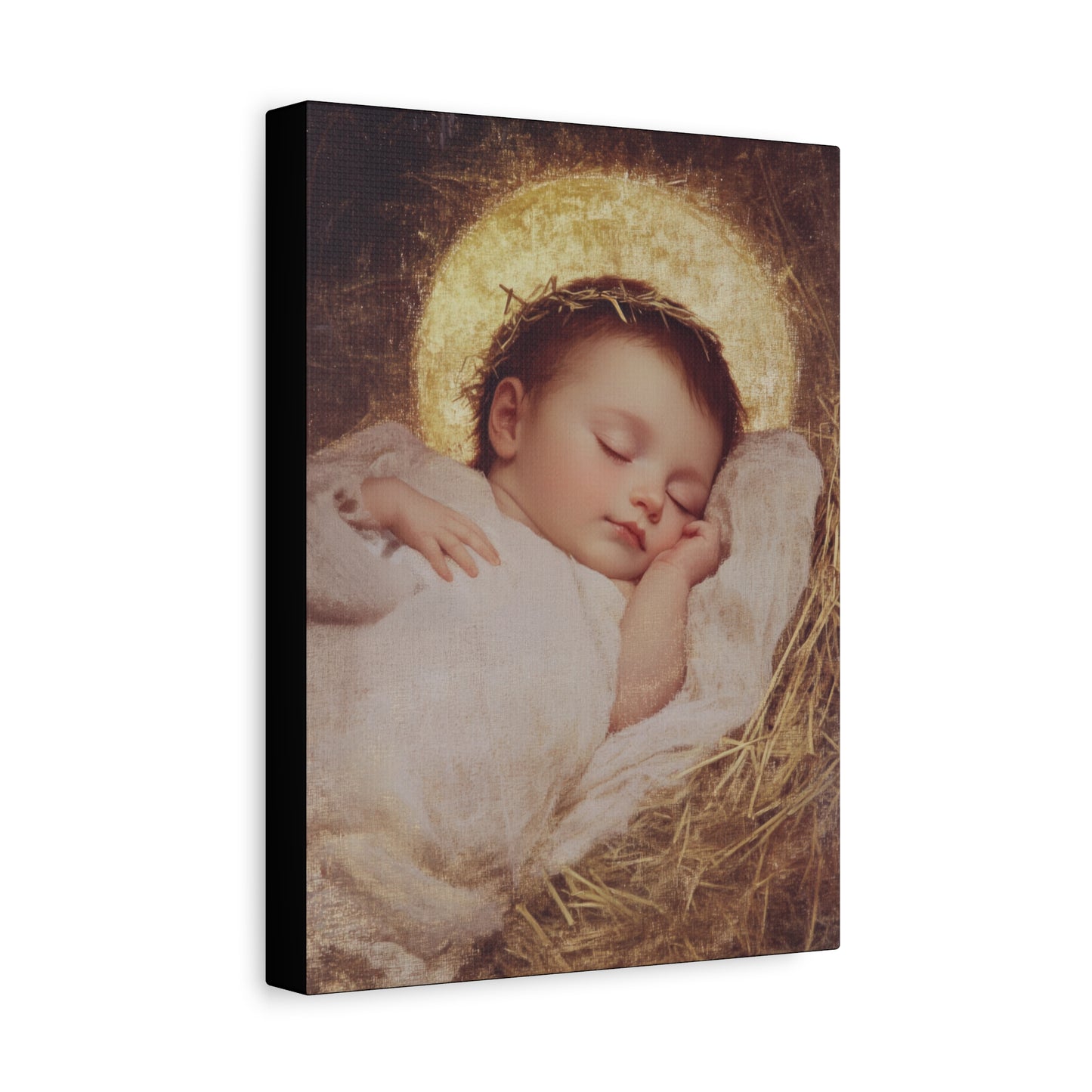 The Christ Child Born Into the Quiet of the World - Gallery Wrapped Canvas - Print - Religious Art for your Home - Catholic Art Print