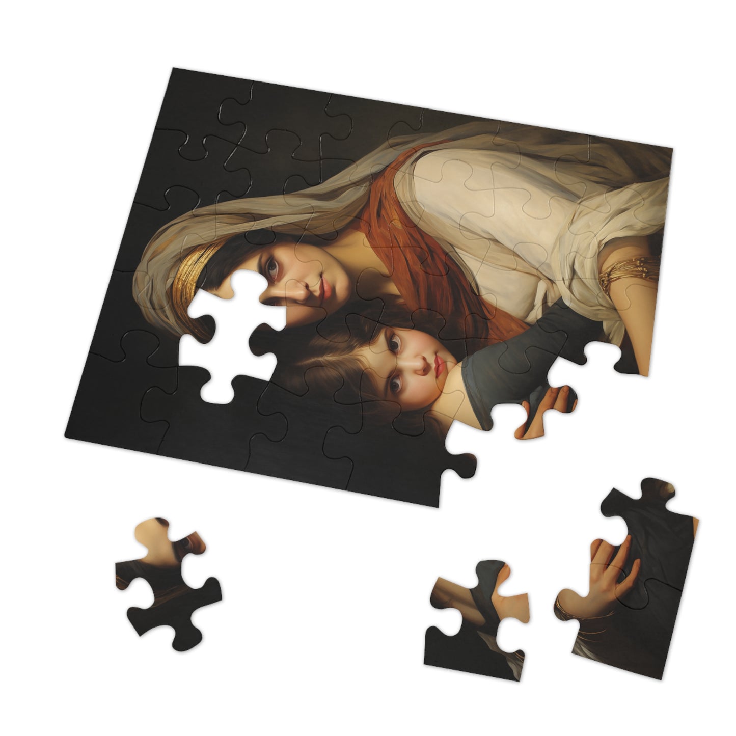 Saint Anne mother to Mary the Blessed Virgin - Puzzle and Keepsake Tin - Jigsaw Puzzle (30, 110, 252, 500,1000-Piece) - Religious Puzzle