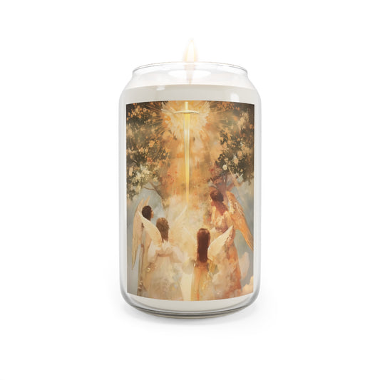 The Watchers of the First Dawn - Guardians of Eden - Scented Prayer Candle, 13.75oz - Tall Size - Religious Prayer Candle - Catholic Saint