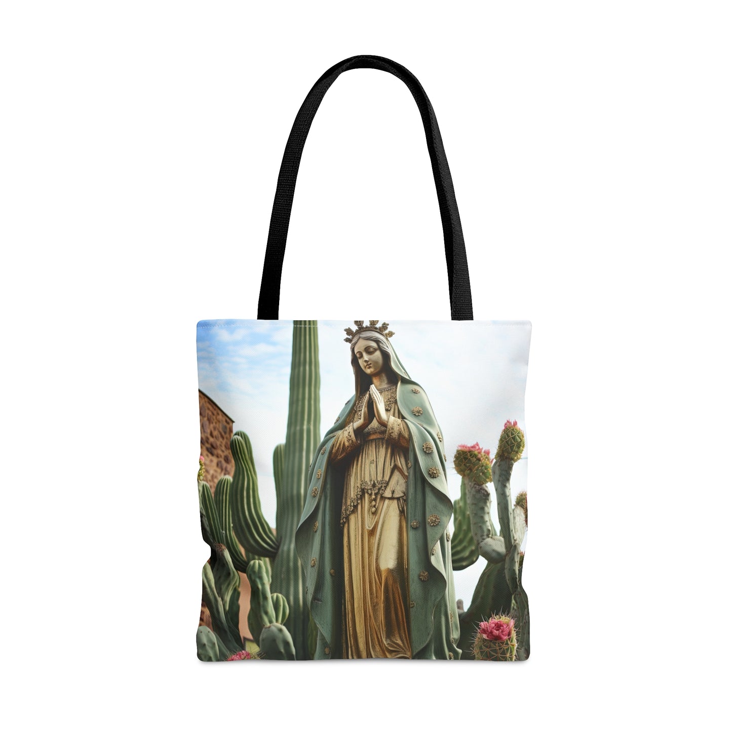 Our Lady of Guadalupe Tote Bag - Catholic faith inspired carry-all purse - day to day bag