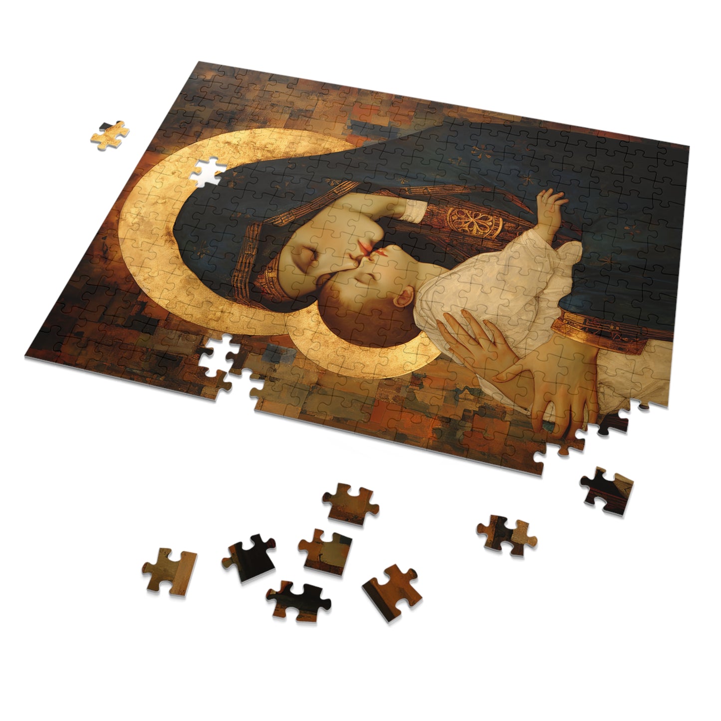 Mother of Mercy - Virgin Mary and the Christ Child - Religious Jigsaw Puzzle (30, 110, 252, 500,1000-Piece) - Catholic Art - Faith Puzzle