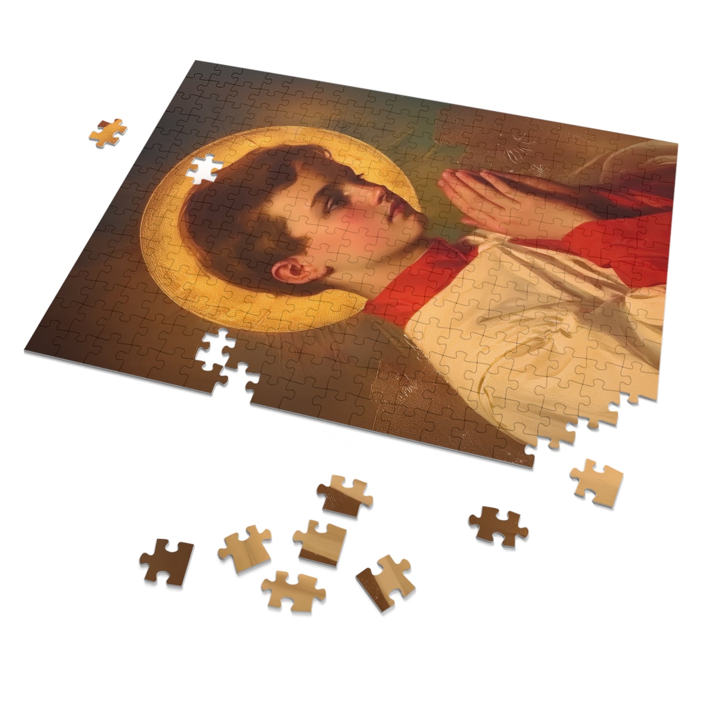 Saint Dominic Savio - Puzzle and Keepsake Tin - Religious (30, 110, 252, 500,1000) - Religious Puzzle - Gifts for Catholic Families