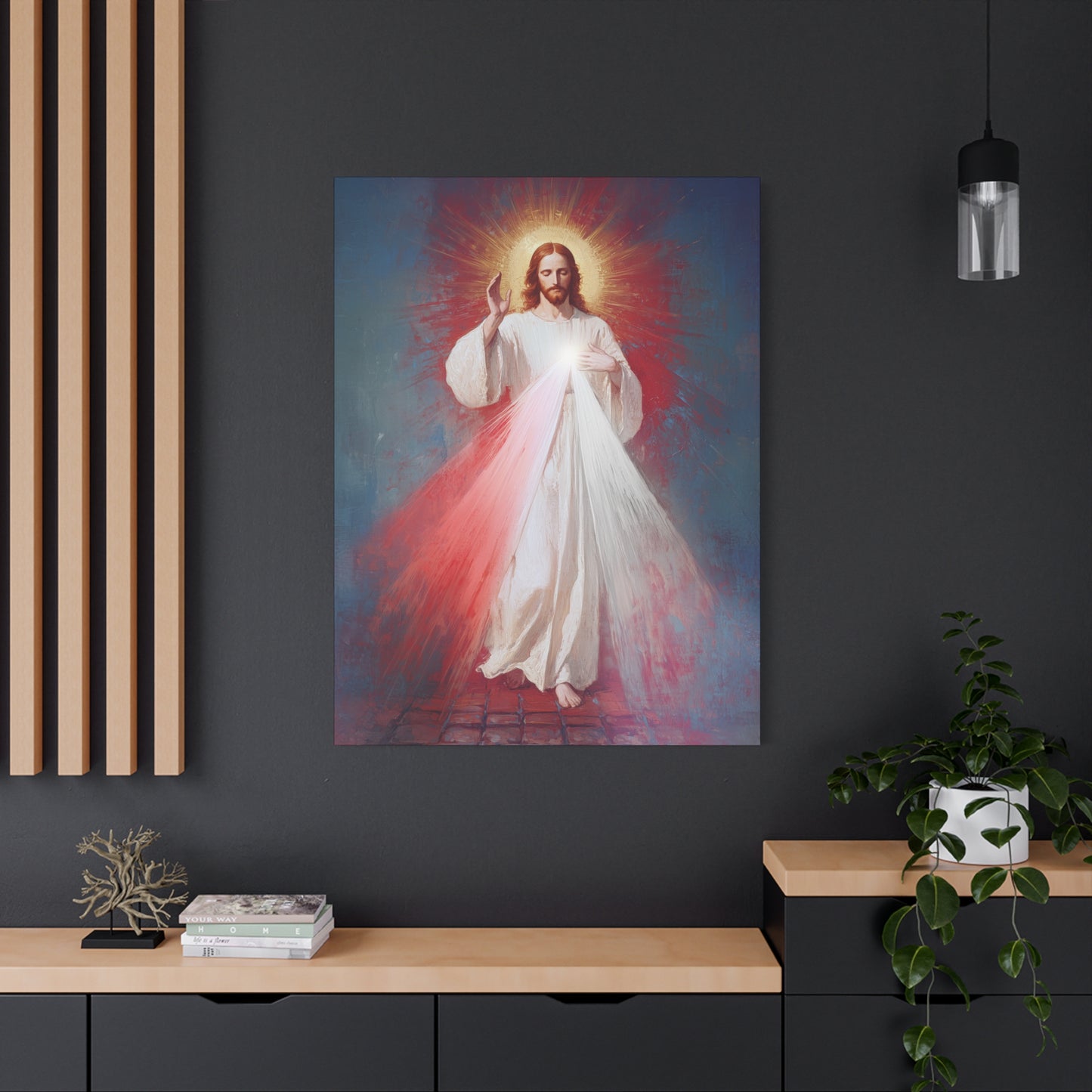 The Divine Mercy - Our Lord Jesus Christ - Gallery Wrapped Canvas - Print - Religious Art for your Home - Catholic