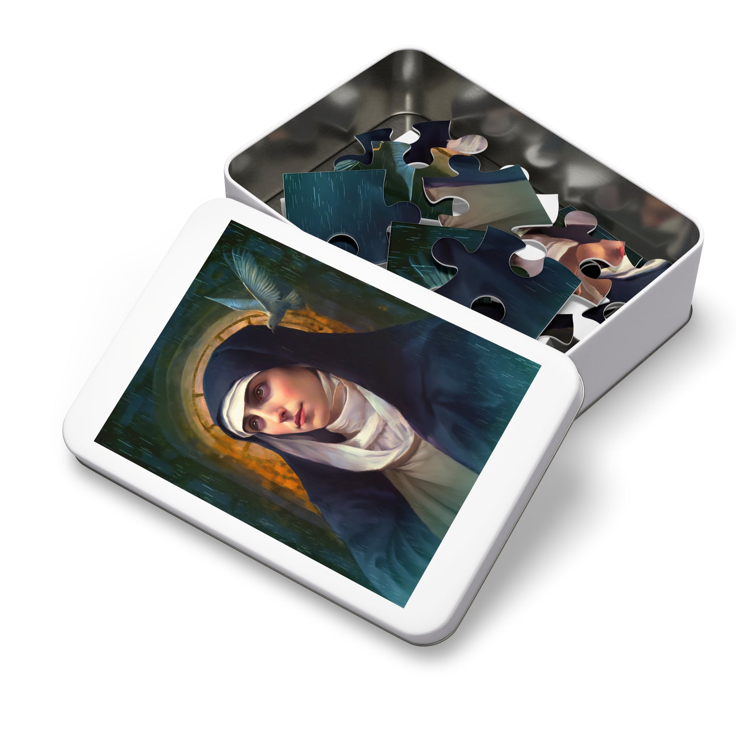 Saint Teresa of Avila - Puzzle and Keepsake Tin - Religious Jigsaw Puzzle (30, 110, 252, 500,1000-Piece) - Religious Puzzle