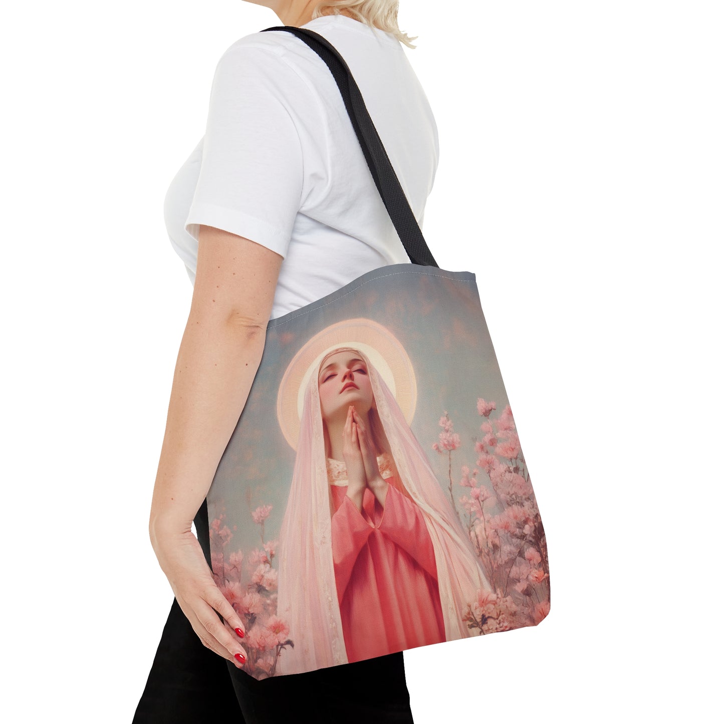 Saint Illuminata - Tote Bag - Large Medium Small Faith Art Bag - Catholic Faith Purse