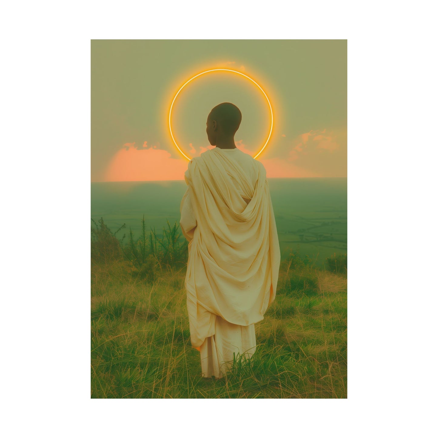 Saint Charles Lwanga- Sanctified Souls Print - Multiple Sizes - Premium Posters - Catholic Art - Christian Home Decor Artwork