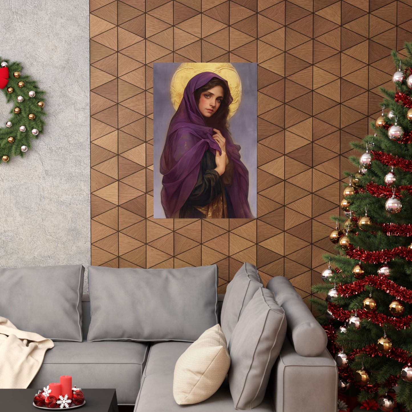 Saint Lydia Purpuraria / Lydia of Thyatira - Sanctified Souls Print - Multiple Sizes - Premium Posters - Catholic Art - Christian painting