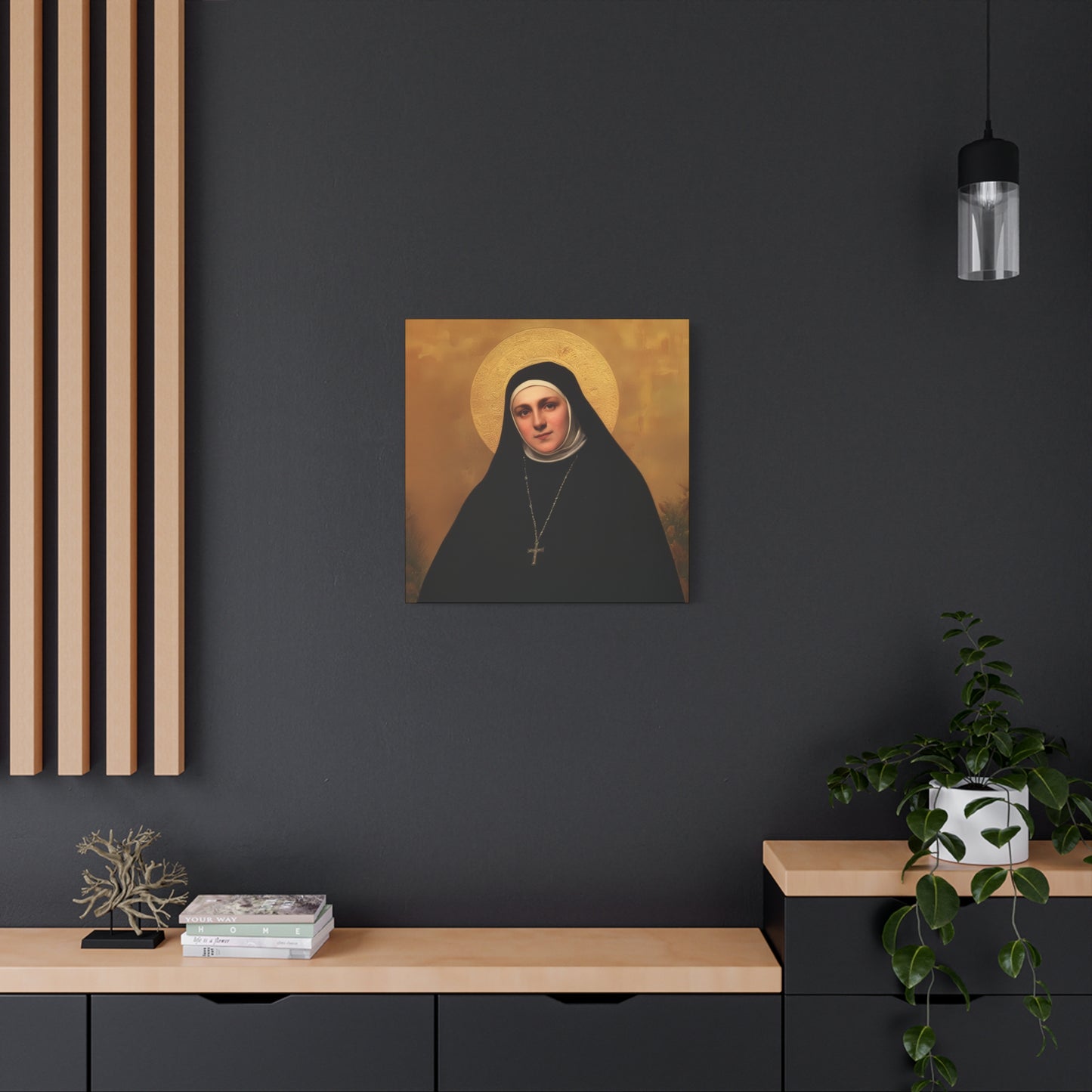 Saint Geltrude Caterina Comensoli - Gallery Wrapped Canvas - Print - Religious Art for your Home - Catholic Art