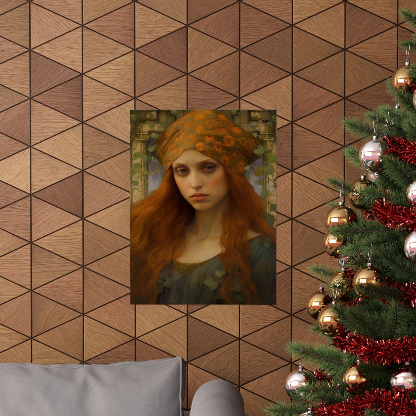 Gaze of Devotion : Mary Magdalene Print - Sanctified Souls Print - Multiple Sizes - Premium Matte Vertical Posters