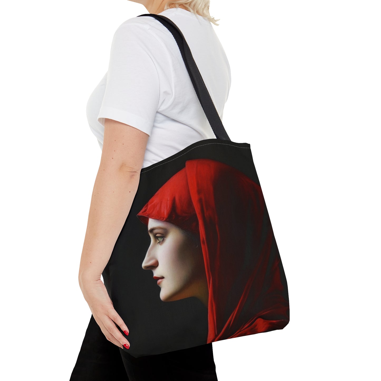 Saint Fabiola Tote Bag - Large Medium Small Faith Art Bag - Re usable Tote Purse - Double Sided - Catholic Art Bag