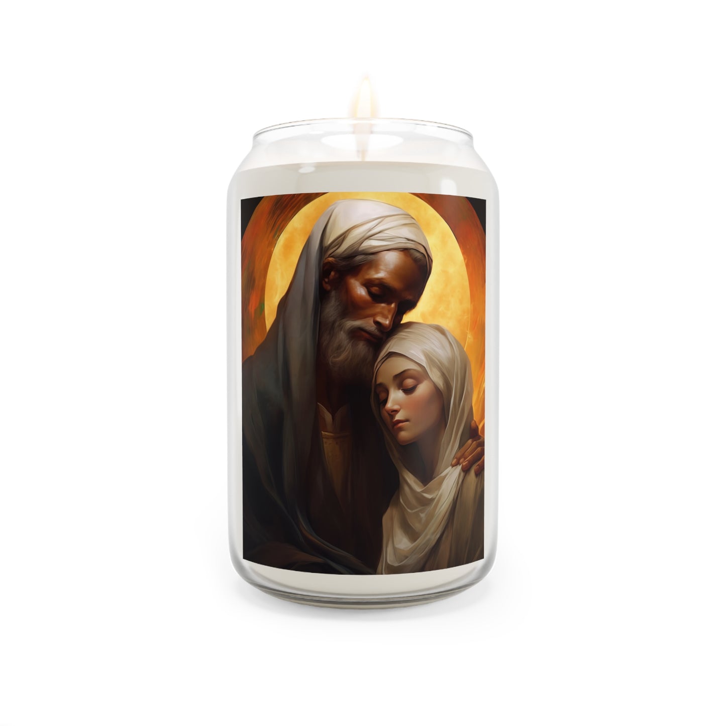 Saint Joachim and Saint Anne - Scented Prayer Candle, 13.75oz - Tall Size - Religious Prayer Candle - Catholic Art - Religious Gift