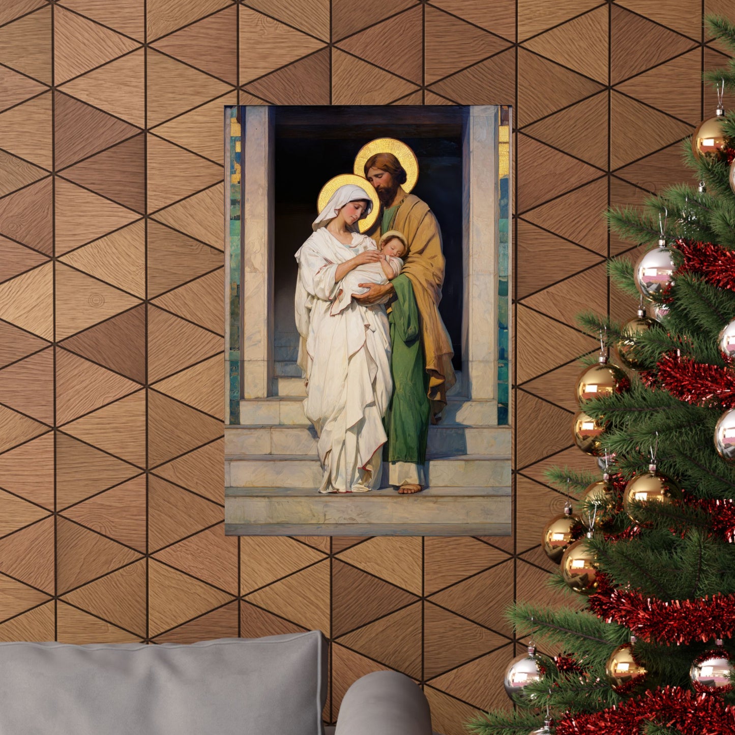 The Feast of the Presentation of the Lord - Holy Family - Sanctified Souls Print - Multiple Sizes - Premium Matte Vertical Posters