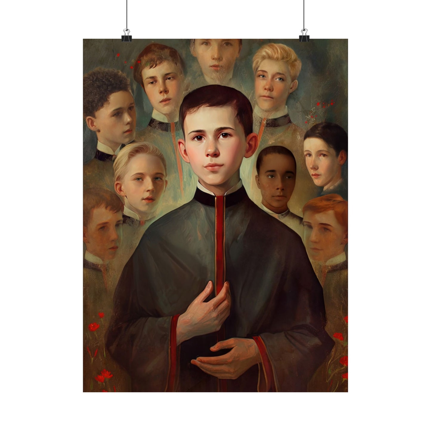Saint John Berchmans - Sanctified Souls Print - Multiple Sizes - Premium Matte Vertical Posters