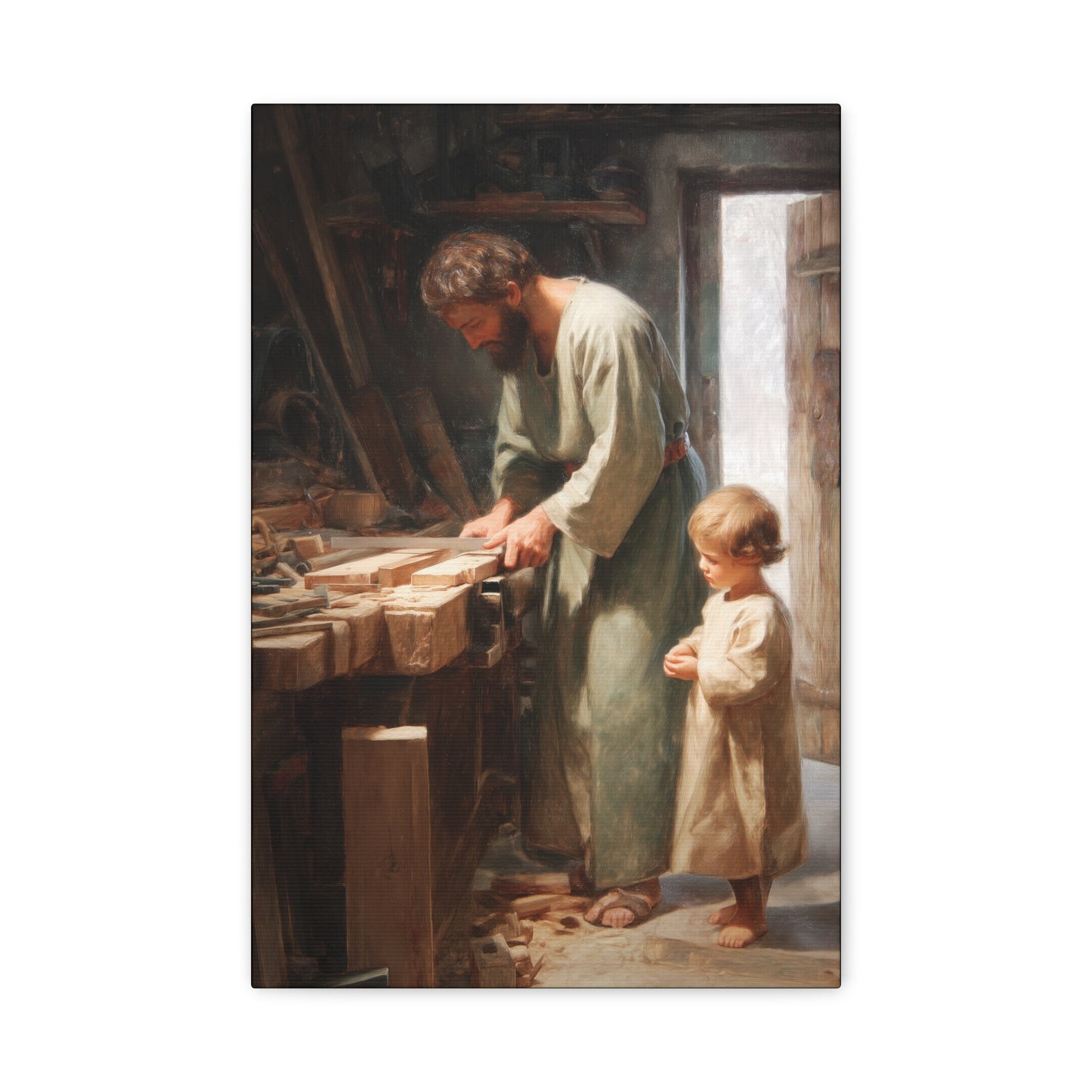St. Joseph the Worker - Catholic Saint Canvas Print
