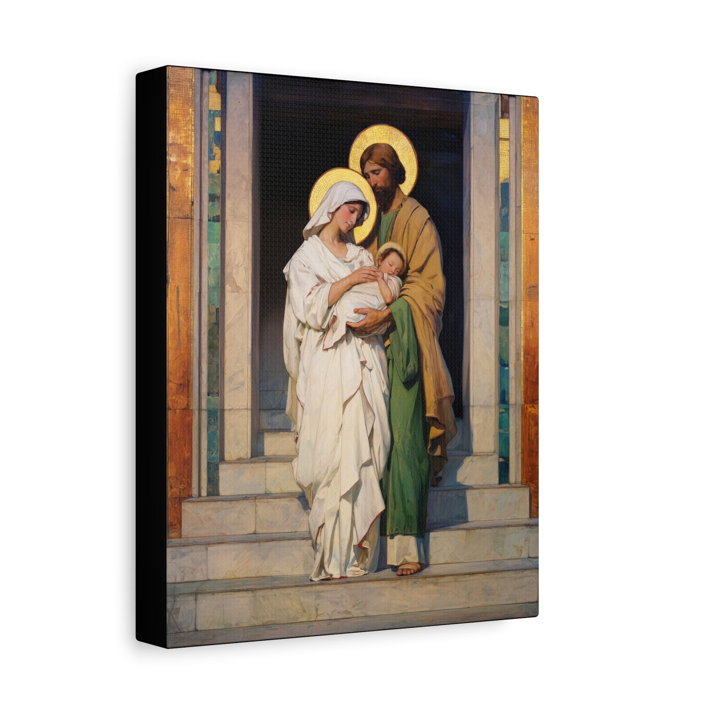 The Feast of the Presentation of the Lord - Holy Family - Gallery Wrapped Canvas - Print - Religious Art for your Home - Catholic art print - prayer room art