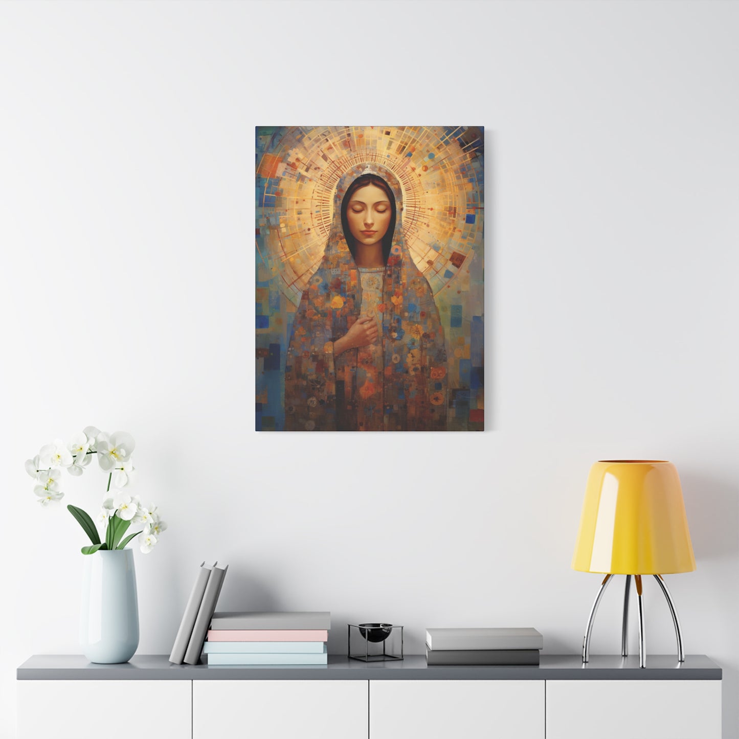 The Virgin of the Americas : Our Lady of Guadalupe Museum Wrapped Canvas Print - Multiple Sizes - Catholic Home art