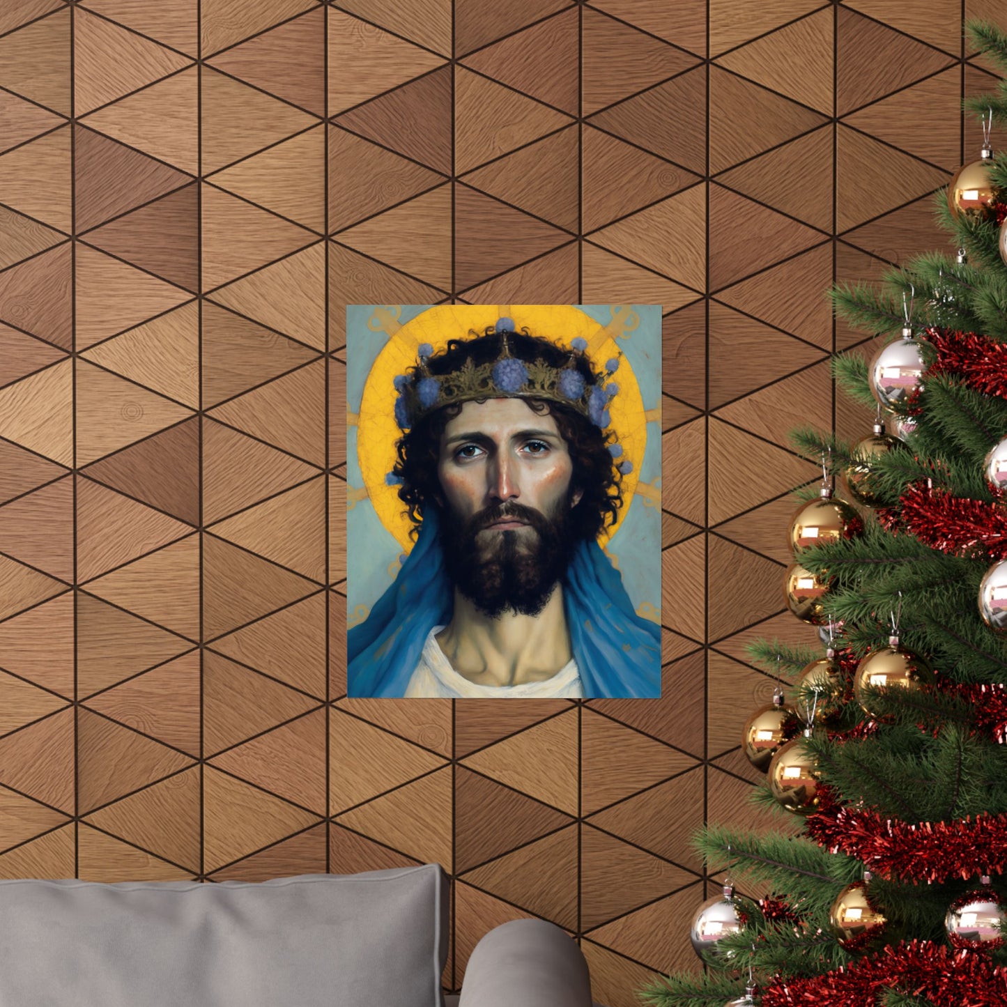 Portrait of Christ our Lord - Print - Sanctified Souls Print - Multiple Sizes - Premium Matte Vertical Posters - Christ our Lord Print
