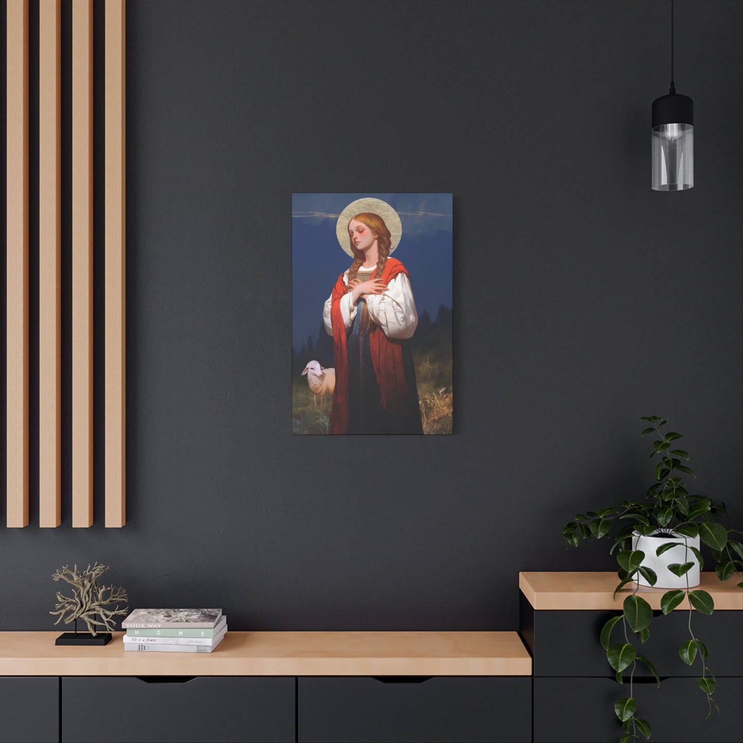 Saint Genevieve - Gallery Wrapped Canvas - Print - Religious Art for your Home - Catholic Art