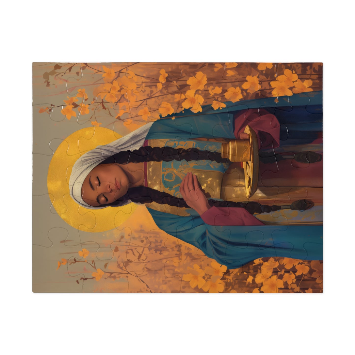 Saint Hermione of Ephesus - Puzzle & Keepsake Tin - Religious Jigsaw Puzzle (30, 110, 252, 500,1000-Piece)