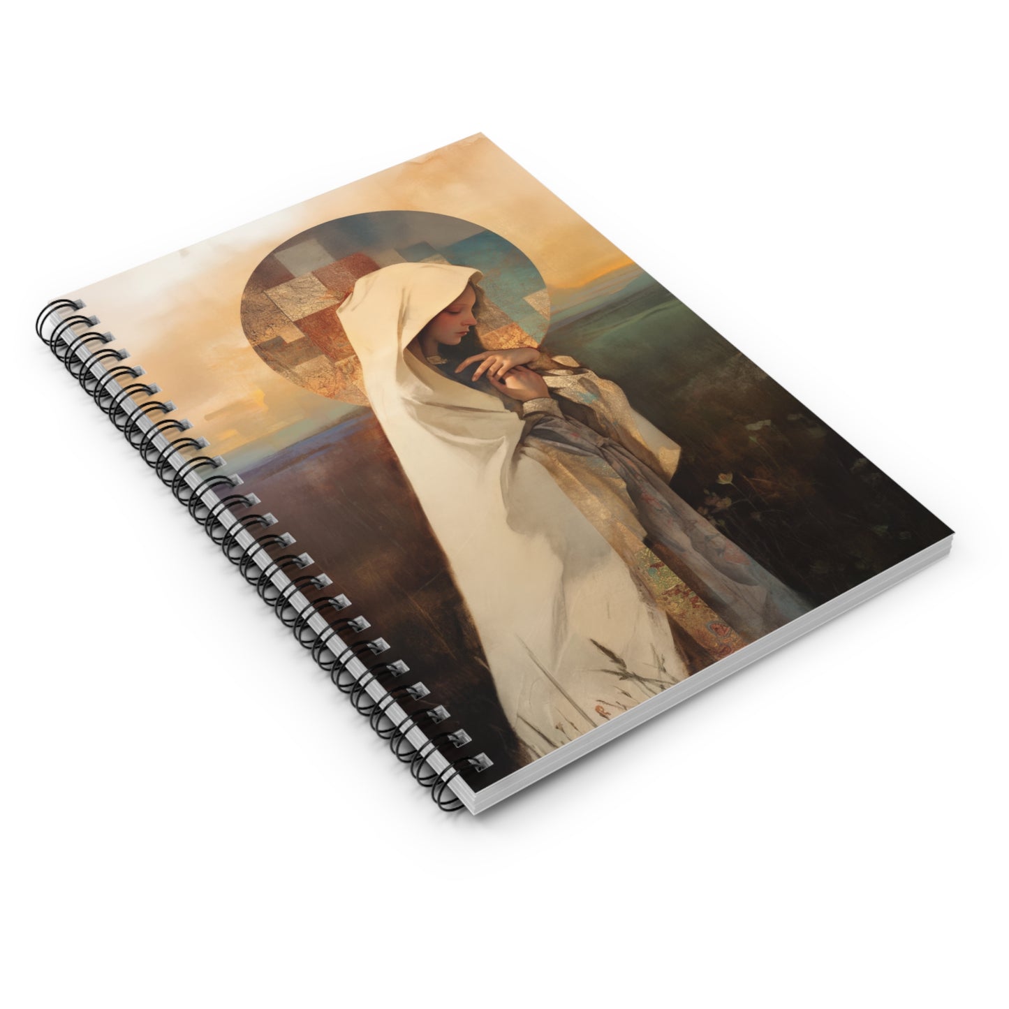Our Lady of the Prairie - Sanctified Souls Art - Religious Based Notebook - Spiral Notebook - Prayer journal