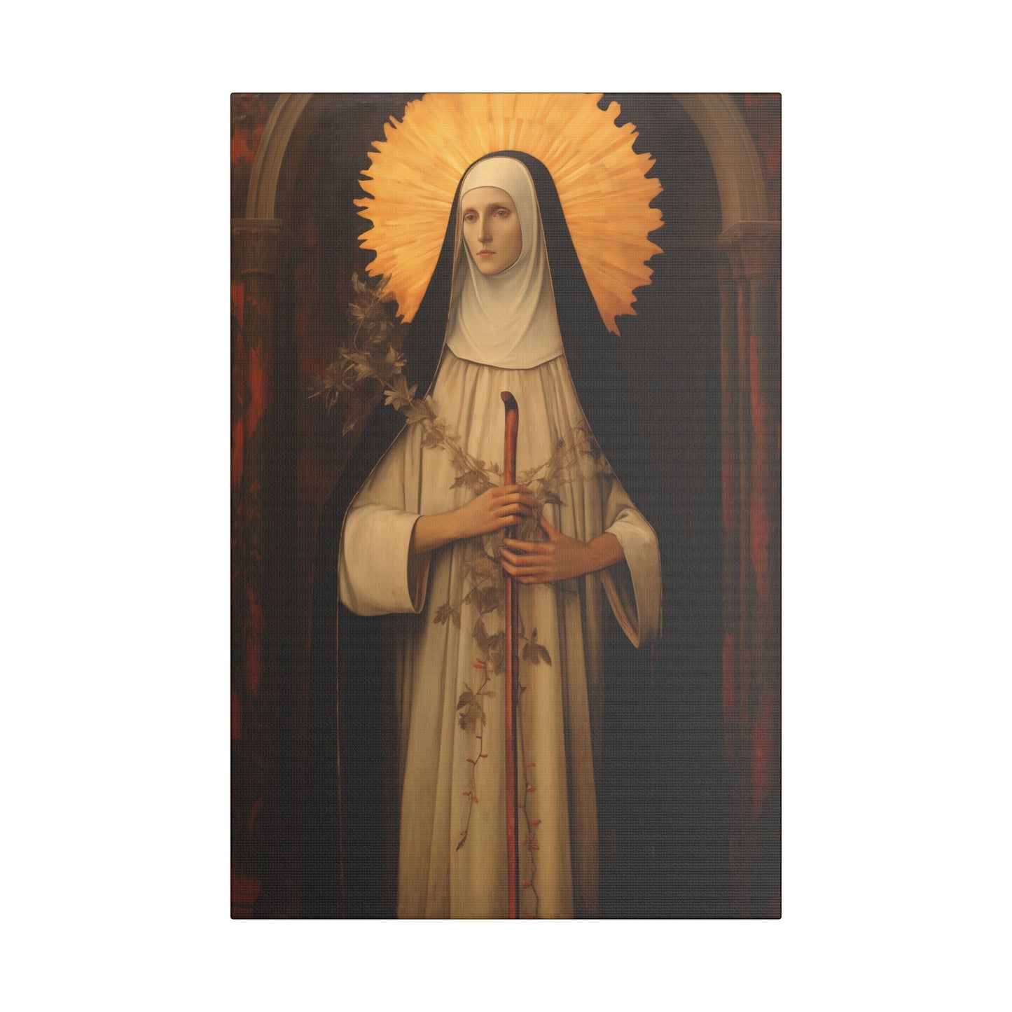 Saint Margaret of Castello - Museum Wrapped Canvas - Sanctified Souls Print - Religious Art for your Home - Blessed Margaret of Castello