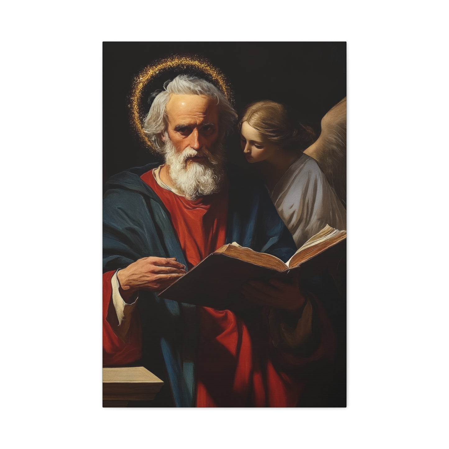 Saint Matthew the Apostle - Gallery Wrapped Canvas - Print - Religious Art for your Home - Catholic