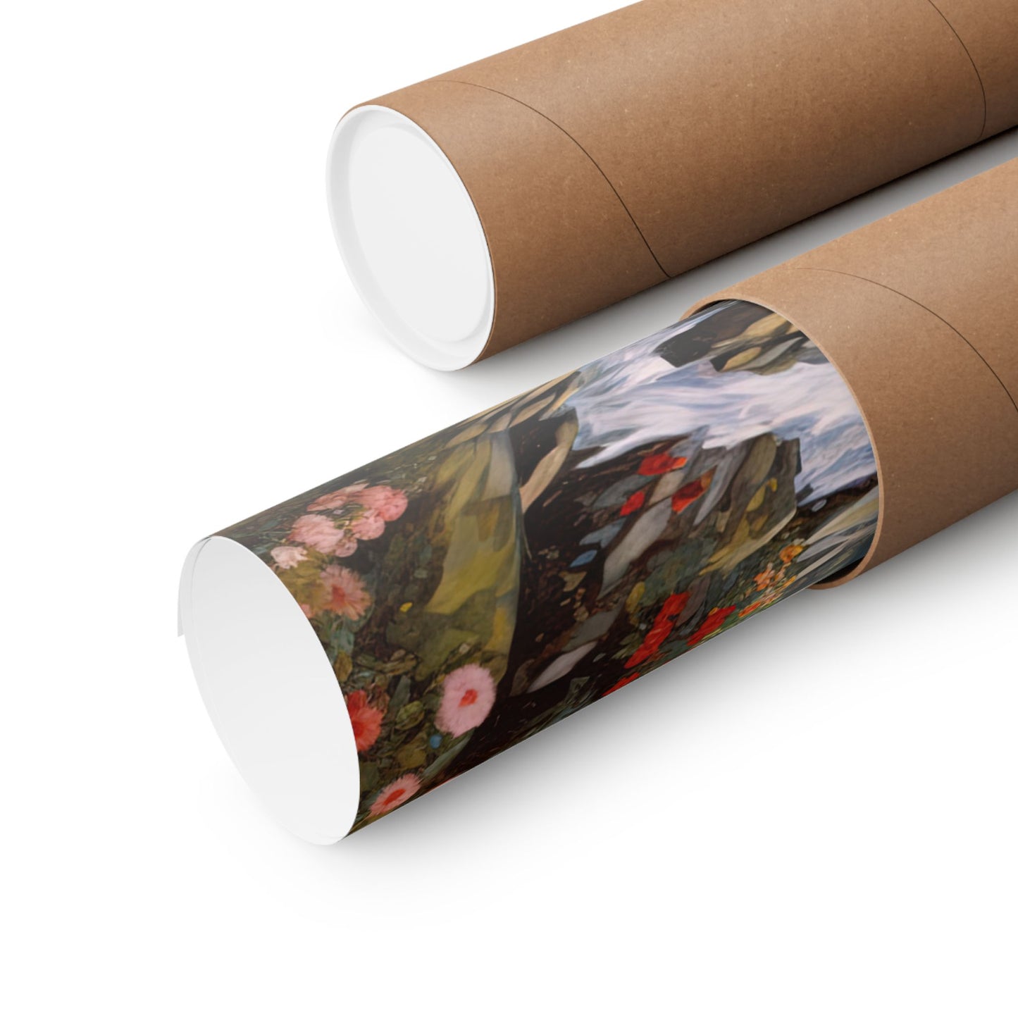 Our Lady of Lourdes - Sanctified Souls Print - Multiple Sizes - Premium Matte Vertical Posters