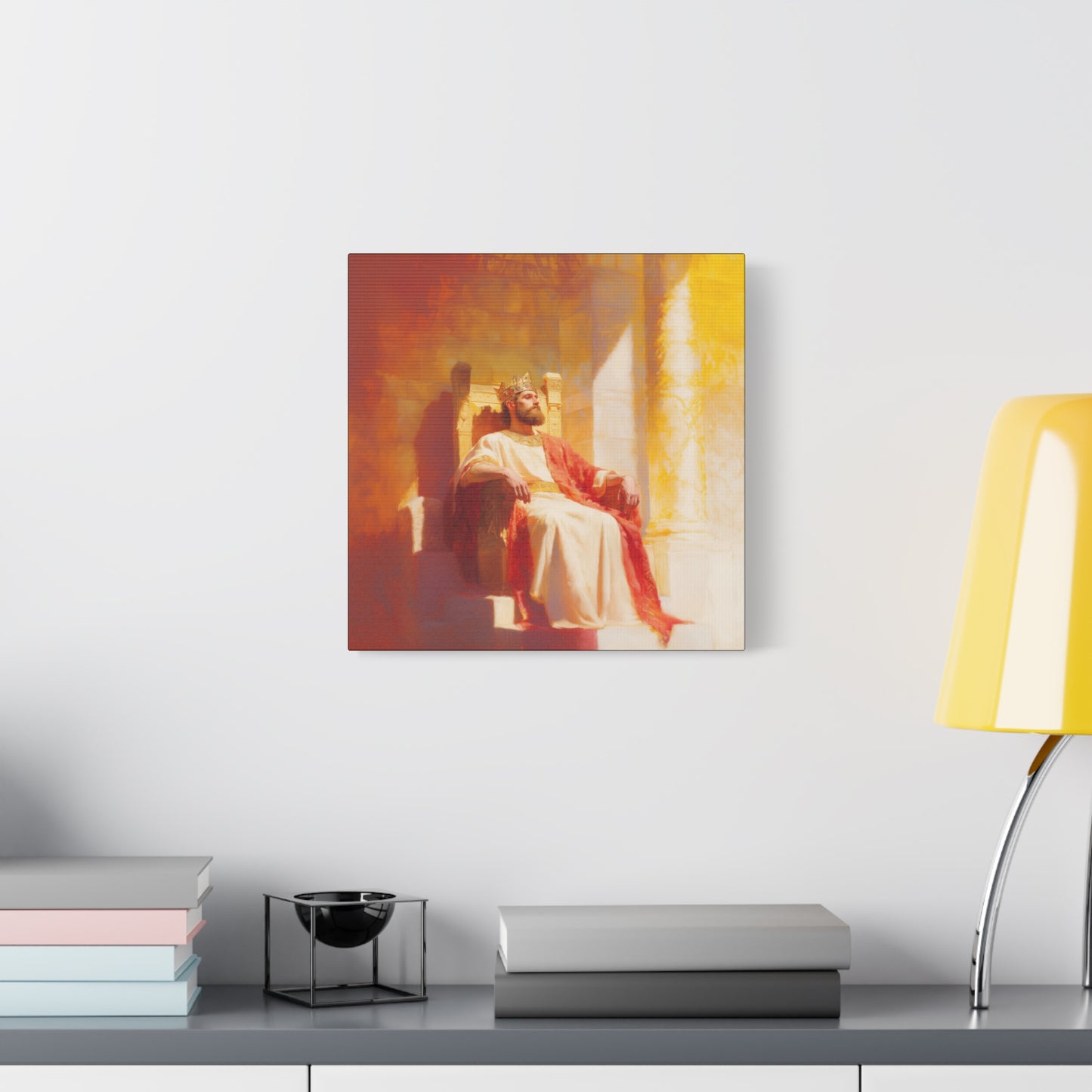 King Solomon: Keeper of God's Understanding - Gallery Wrapped Canvas - Print - Religious Art for your Home - Catholic Art