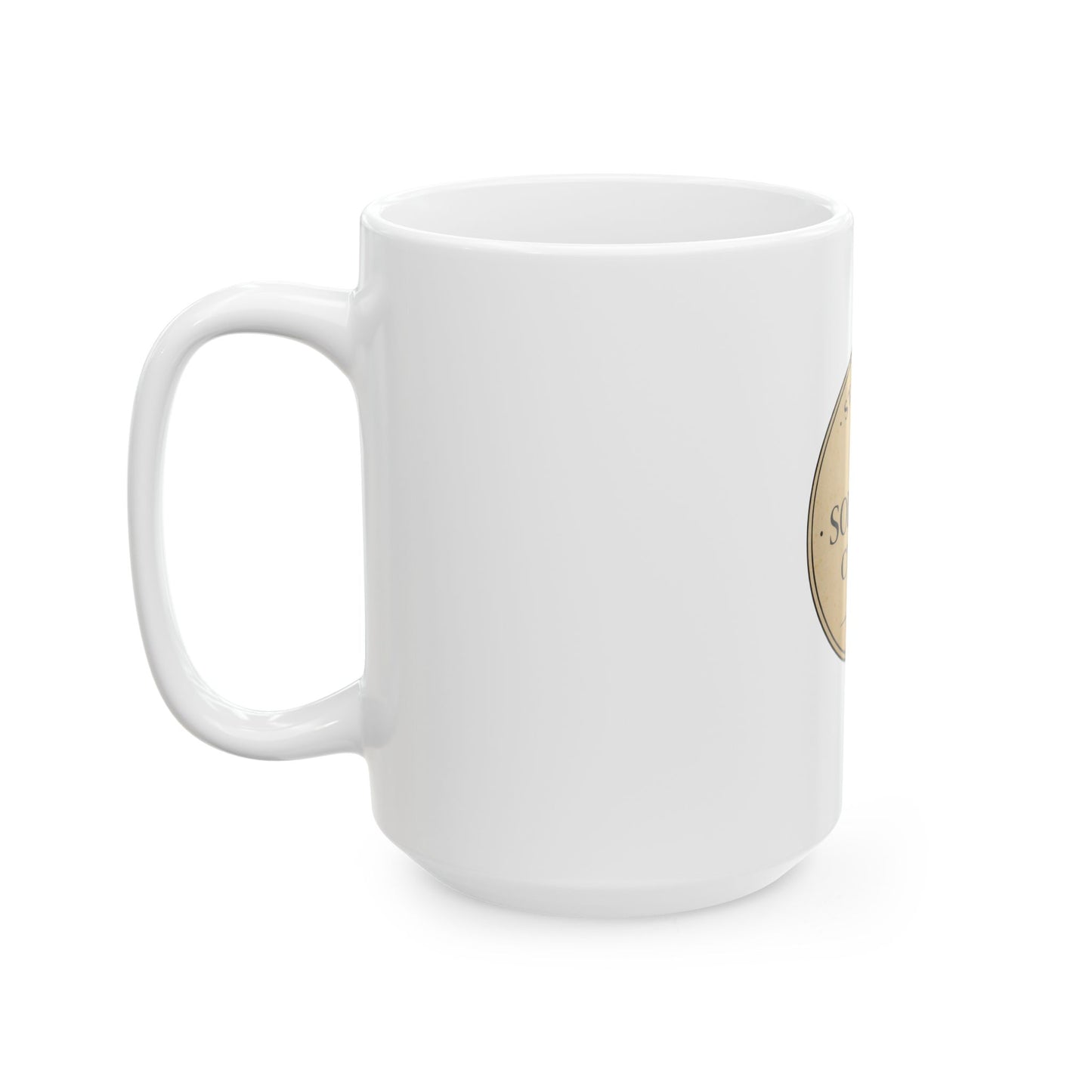St. Drogo - The Solitary Cup Co. Ceramic Mug, (11oz, 15oz) - White Ceramic Coffee Cup
