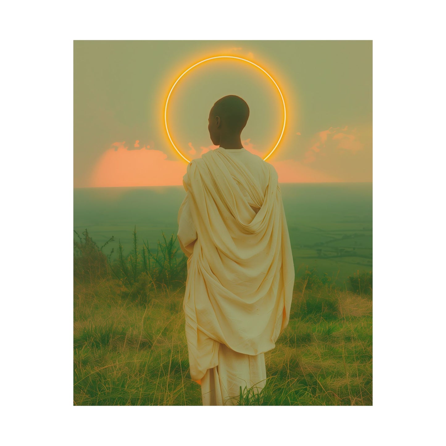 Saint Charles Lwanga- Sanctified Souls Print - Multiple Sizes - Premium Posters - Catholic Art - Christian Home Decor Artwork