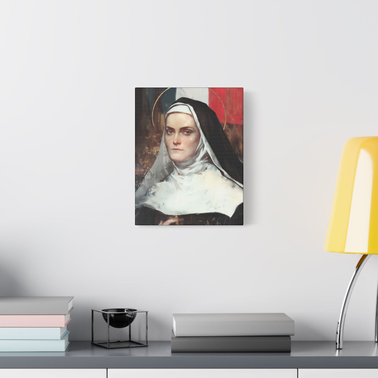 Saint Jeanne-Antide Thouret - Museum Wrapped Canvas - Print - Religious Art for your Home - Christian print - Prayer Room Art - Catholic