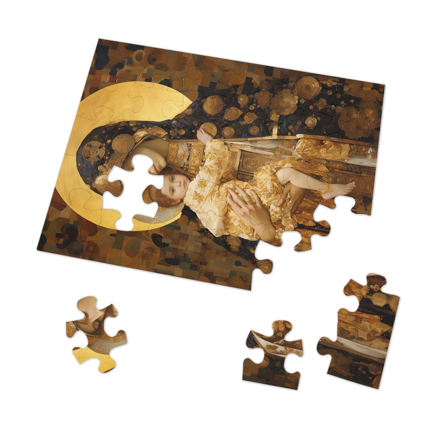 The Light of Love- Virgin Mary and the Christ Child - Religious Jigsaw Puzzle (30, 110, 252, 500,1000-Piece) - Catholic Art - Faith Art