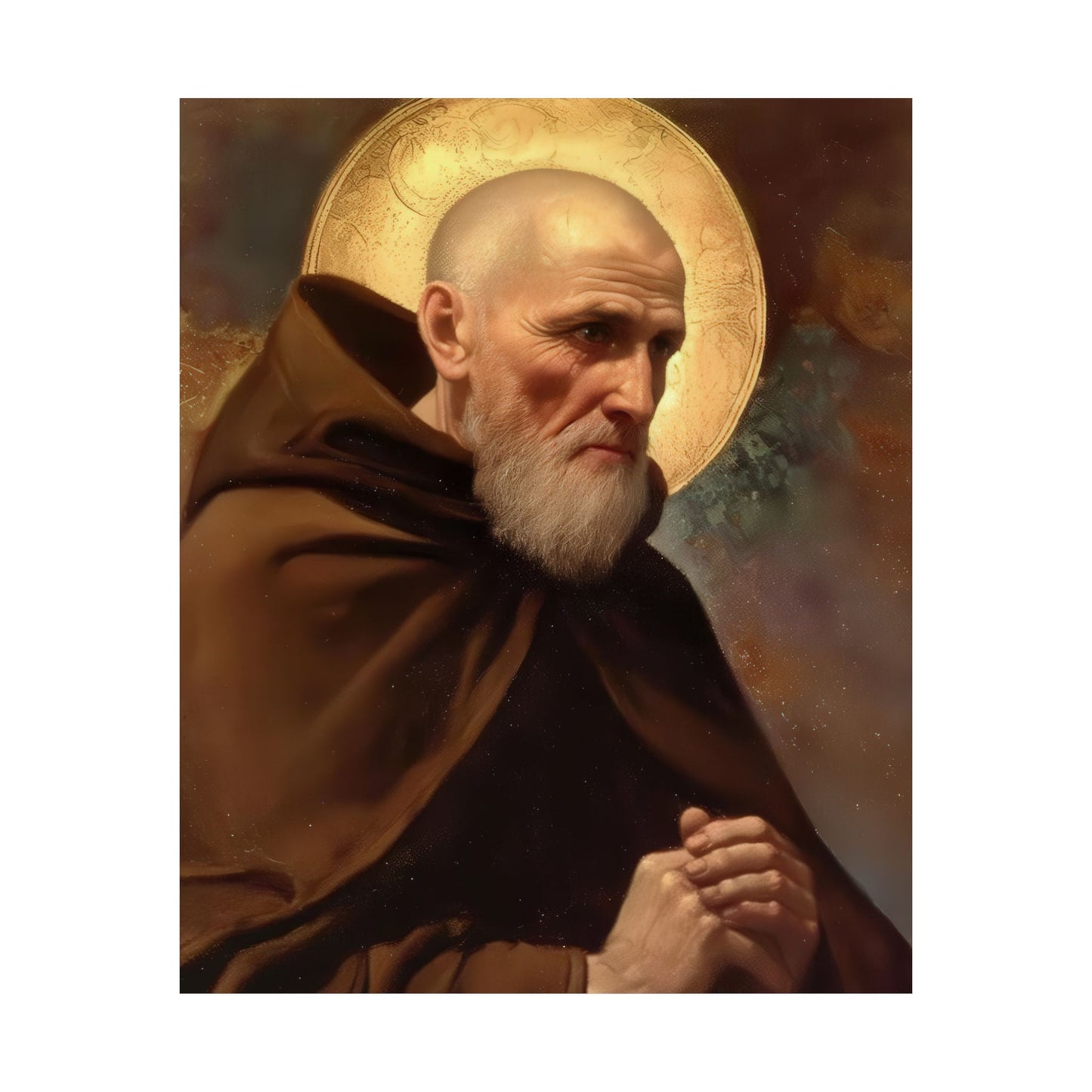 Saint Ignatius of Laconi - Sanctified Souls Print - Multiple Sizes - Premium Matte Vertical Posters