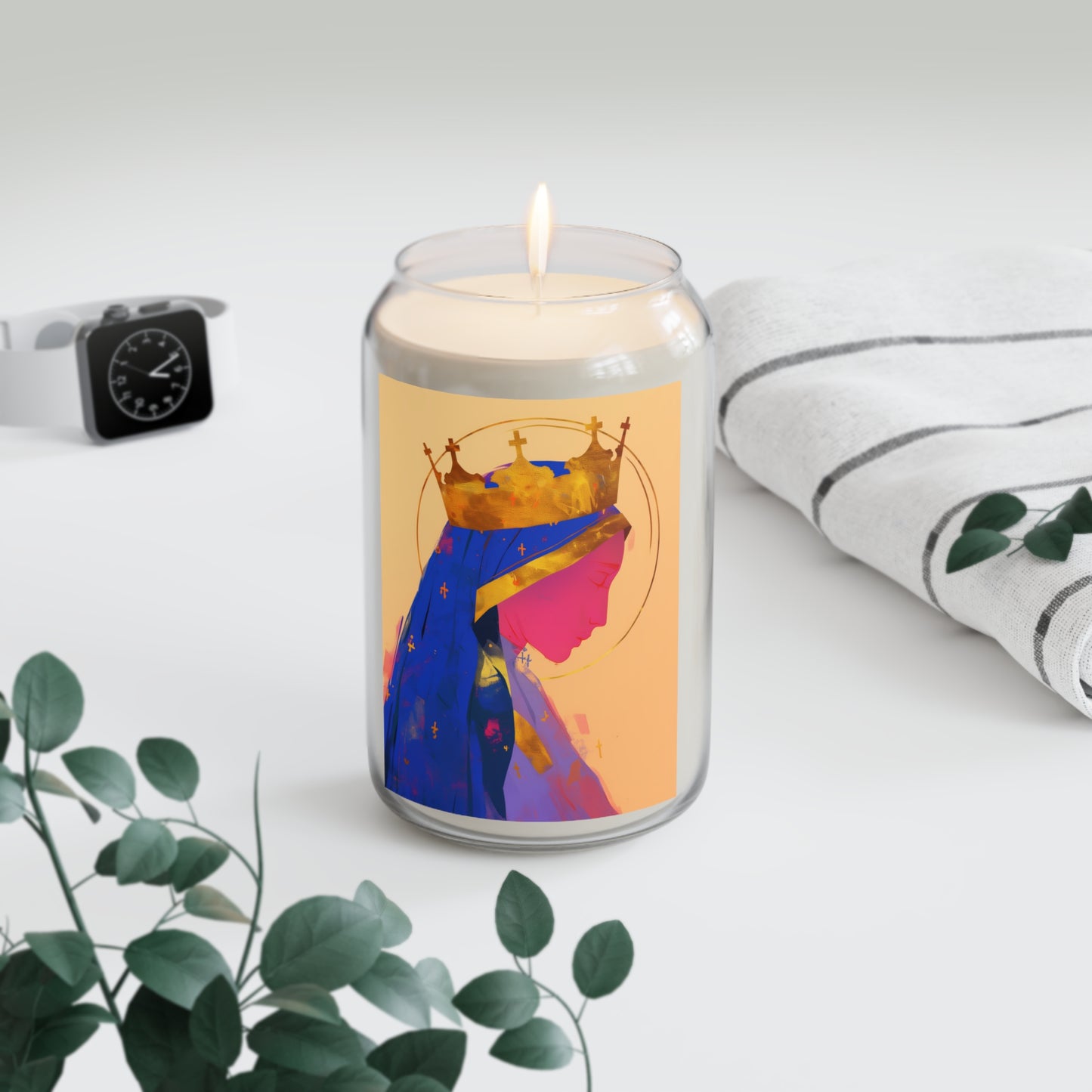 Mother Mary -  Source of Eternal Grace - Scented Prayer Candle, 13.75oz -  Candle - Catholic Art - prayer room Scented Candle