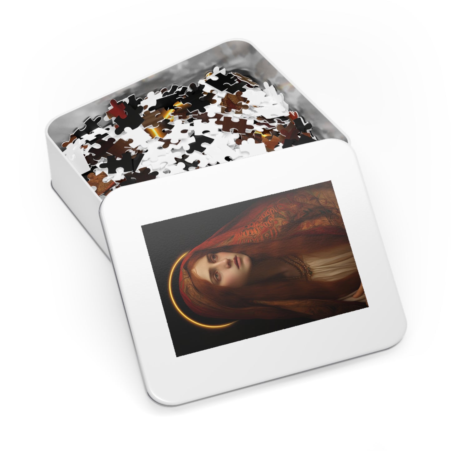 The Beloved Disciple - Mary Magdalene's Devotion - Puzzle and Keepsake Tin - Religious Jigsaw Puzzle (30, 110, 252, 500,1000-Piece)