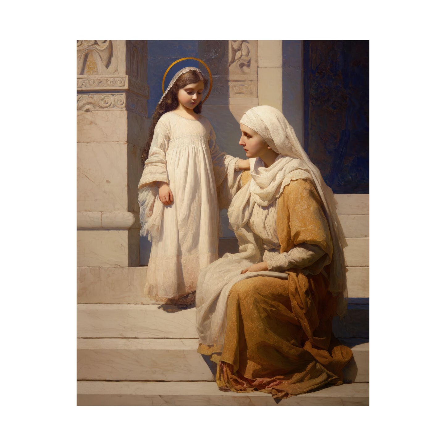 The Feast of the Presentation of the Blessed Mary - Sanctified Souls Print - Multiple Sizes - Premium Matte Vertical Posters