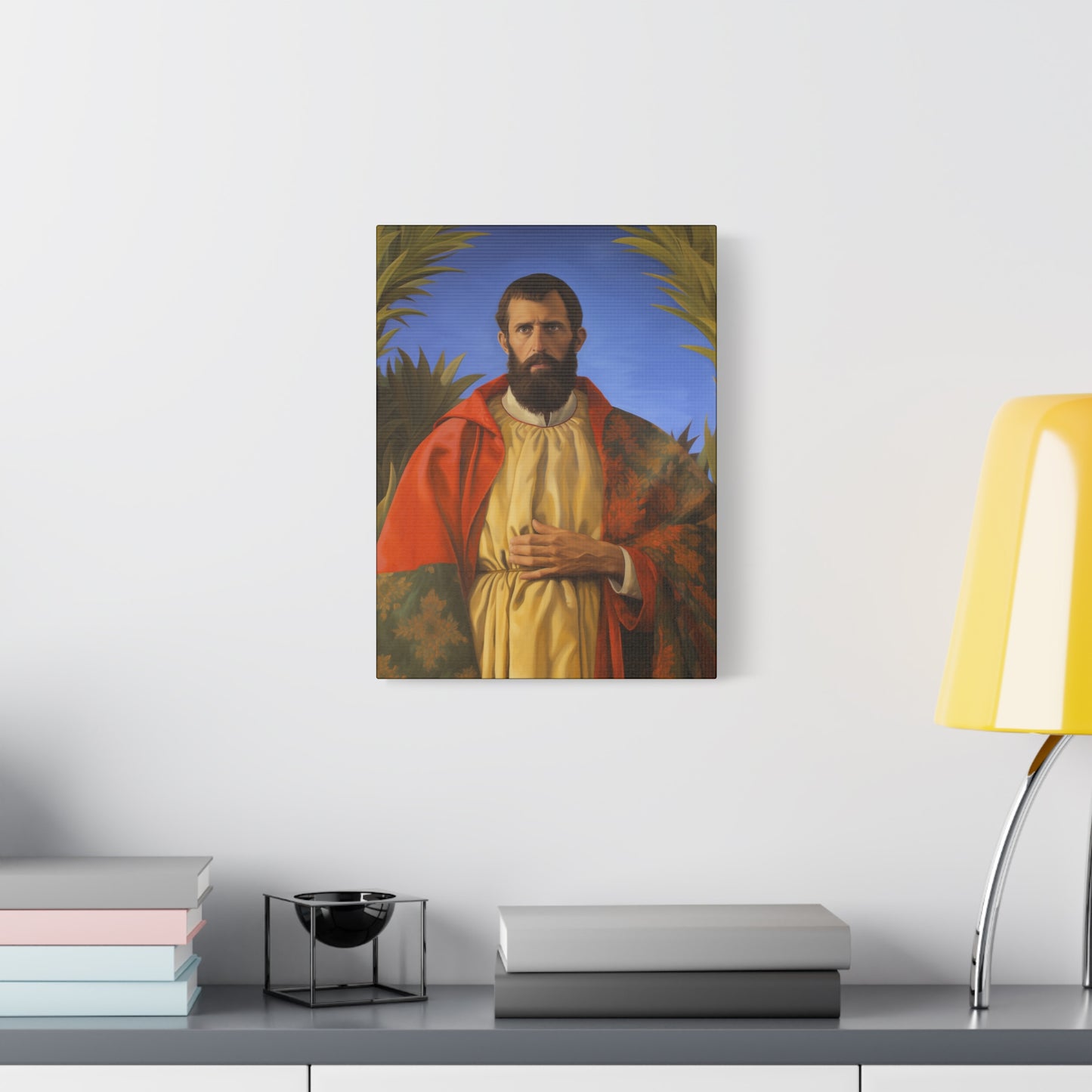 Saint Thomas the Apostle - Museum Wrapped Canvas - Sanctified Souls Print - Religious Art for your Home