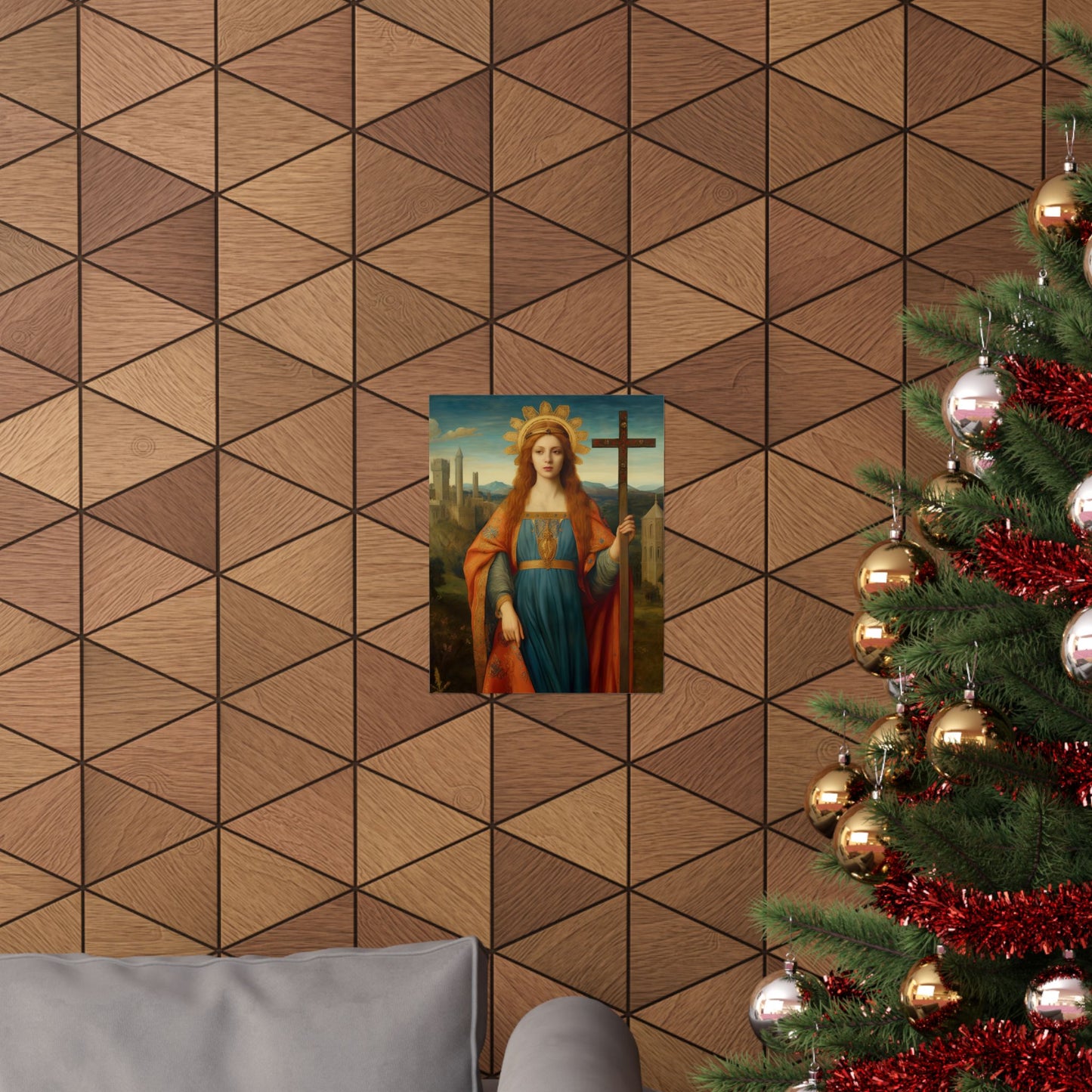 Saint Helena - Sanctified Souls Print - Multiple Sizes - Premium Matte Vertical Posters