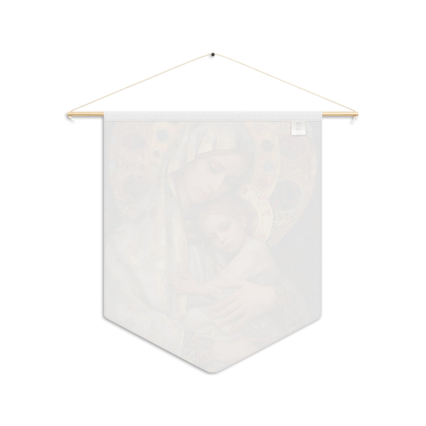 Madonna and Child Wall Banner / Wall Hanging - Prayer room - Catholic Art - Large Religious Catholic Saint Art for your home 18" x 21"
