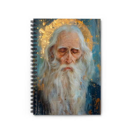 Saint Paul the Simple Journal - Sanctified Souls Art - Religious Based Notebook - Spiral Notebook - Ruled Line
