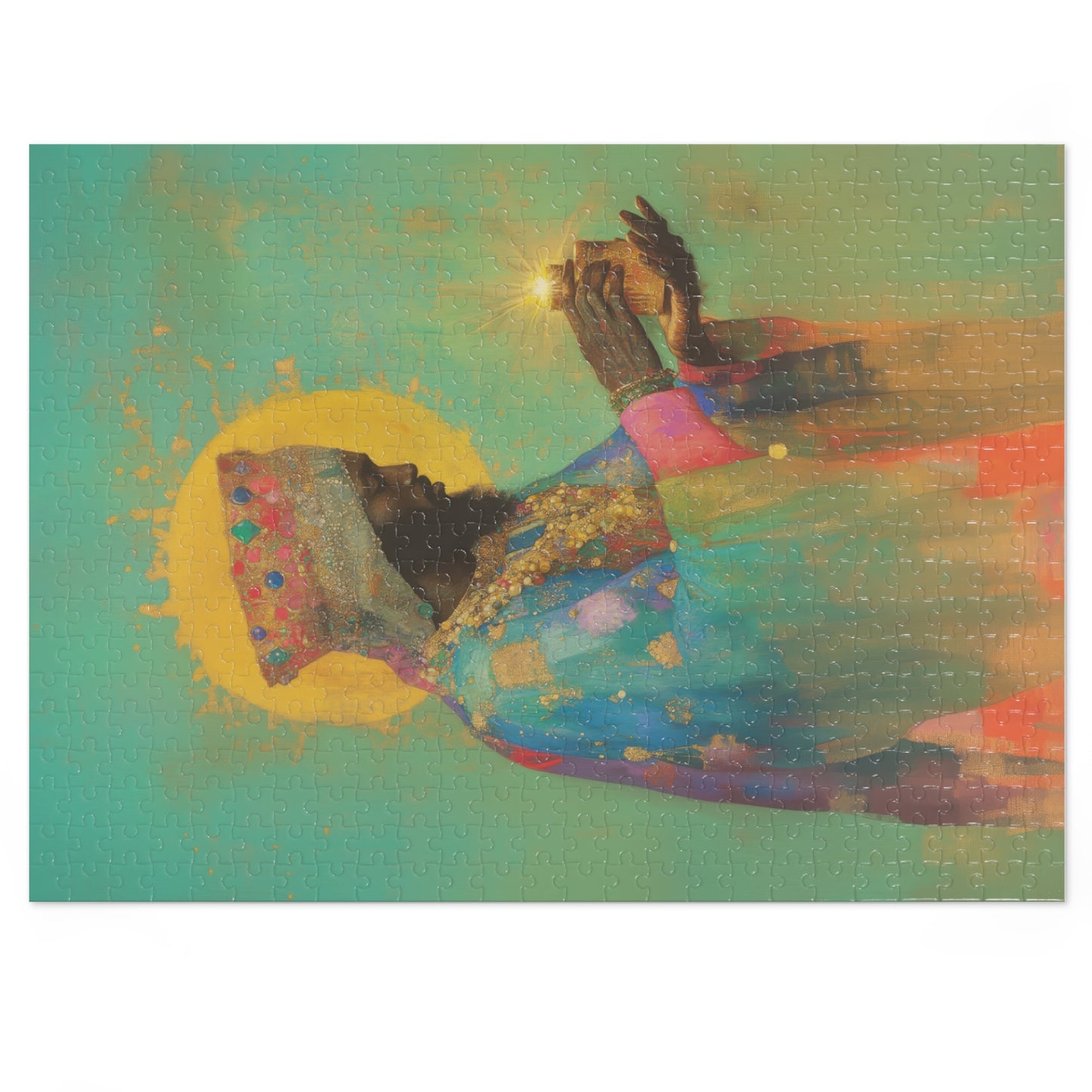 Balthazar and the Gift of Foretold Sorrow - 3 Wise Men - Puzzle and Keepsake Tin - Religious Jigsaw Puzzle (30, 110, 252, 500,1000-Piece)