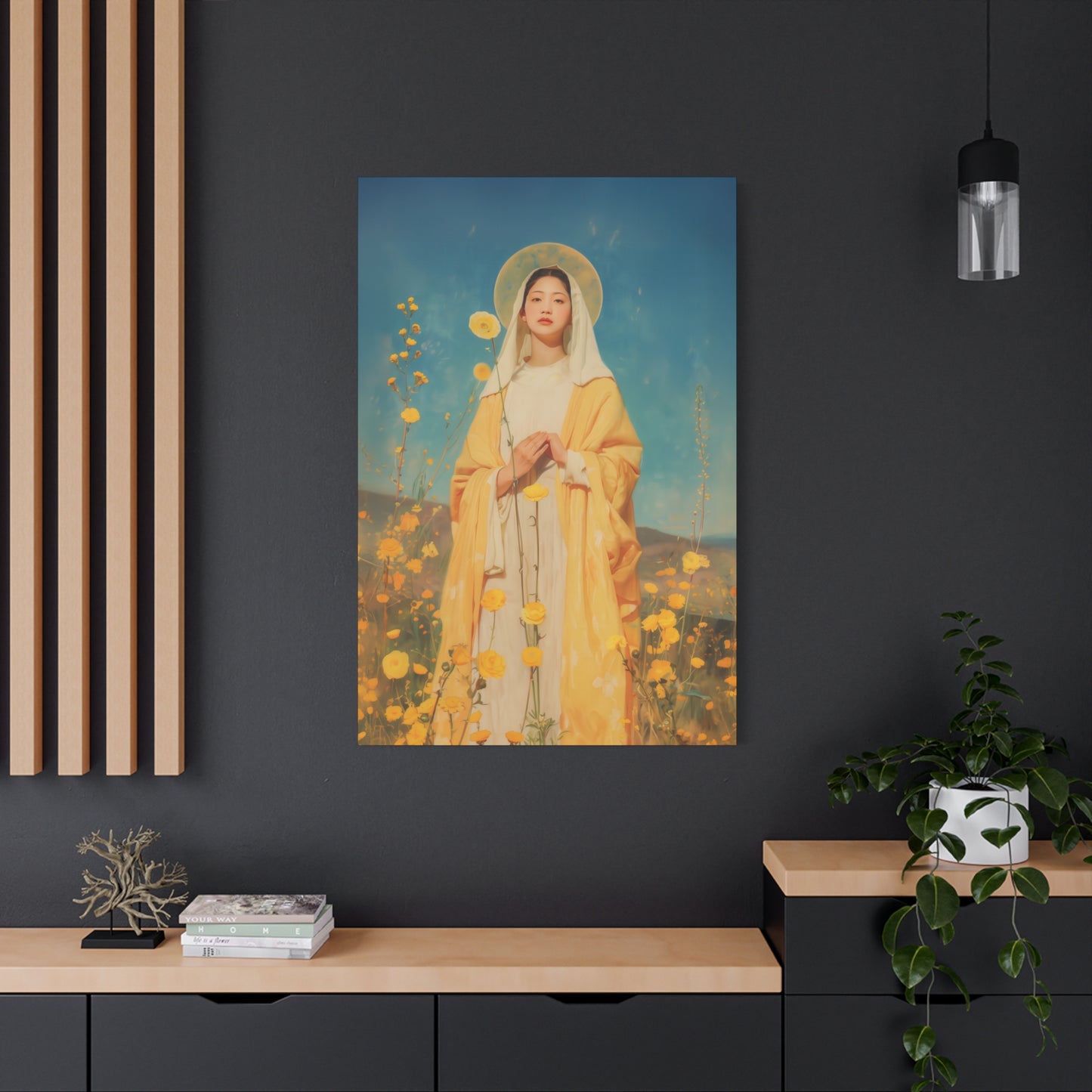 Saint Agatha Lin - Gallery Wrapped Canvas - Print - Religious Art for your Home - Catholic Art