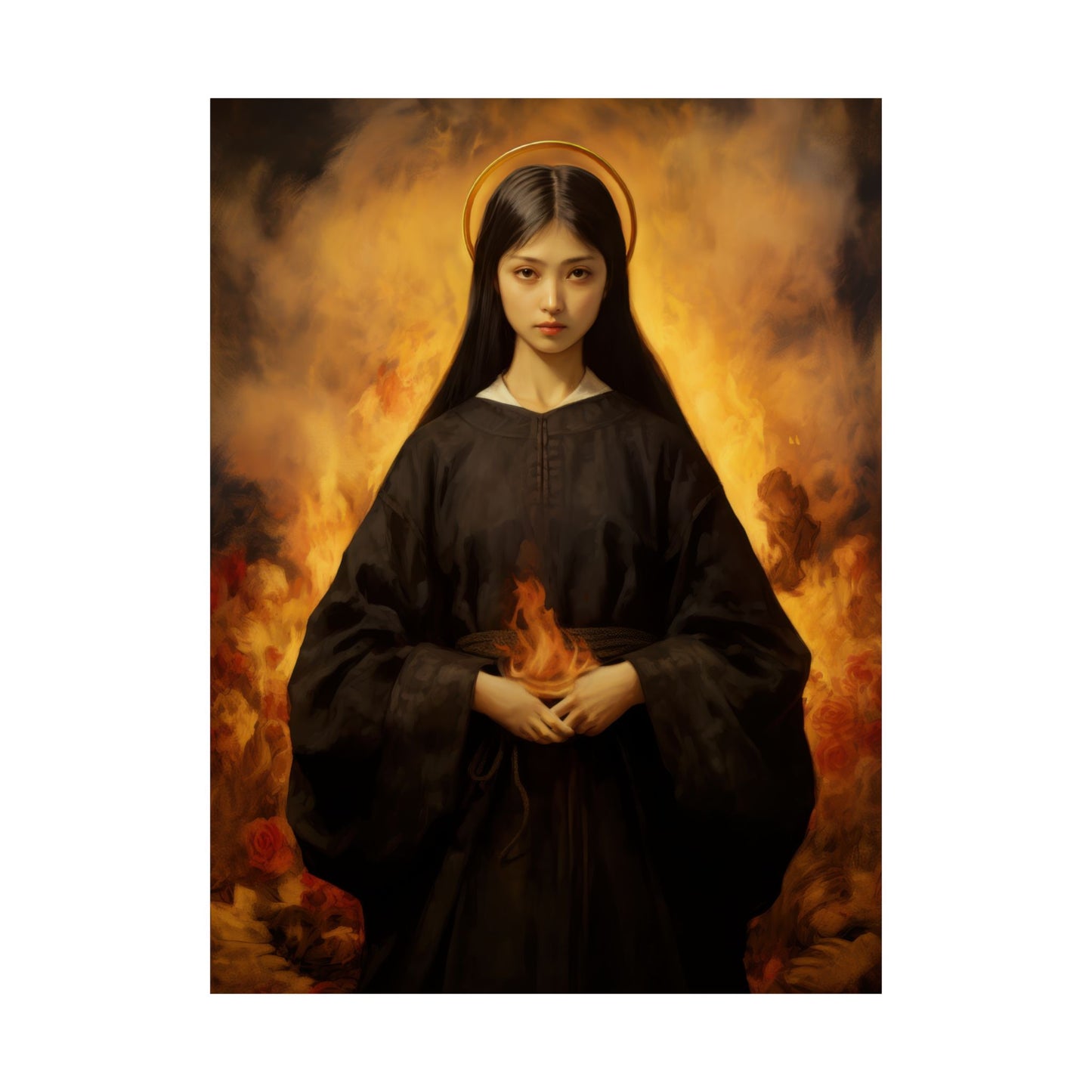 Blessed Mary Magdalen Kiota - Sanctified Souls Print - Multiple Sizes - Premium Posters - Catholic Art - Christian - Gifts for Catholics
