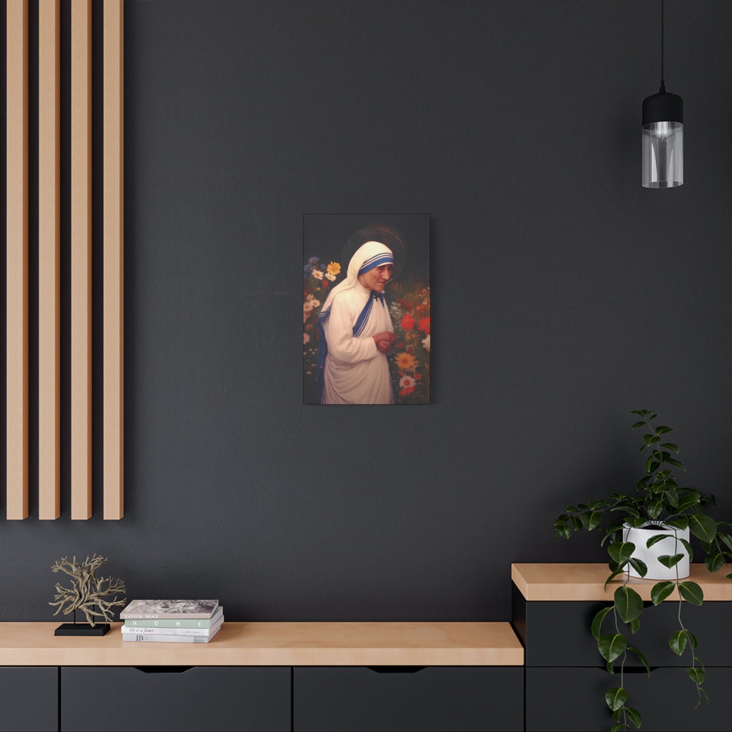 Saint Teresa of Calcutta -  Museum Wrapped Canvas - Sanctified Souls Print - Religious Art for your Home - Catholic Patron Saint Art