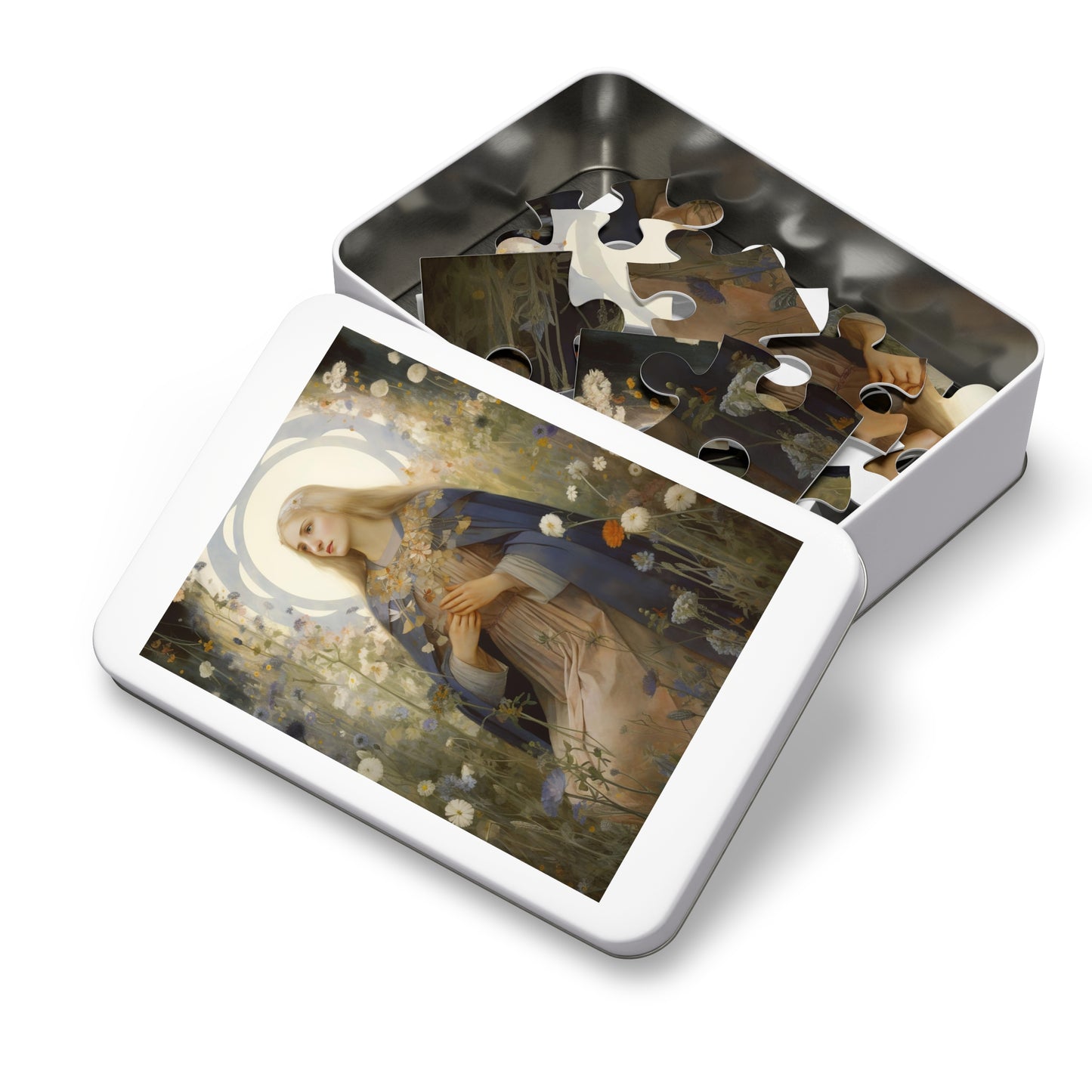 Saint Hildegarde - Puzzle and Keepsake Tin - Religious Jigsaw Puzzle (30, 110, 252, 500,1000-Piece) - Religious Puzzle