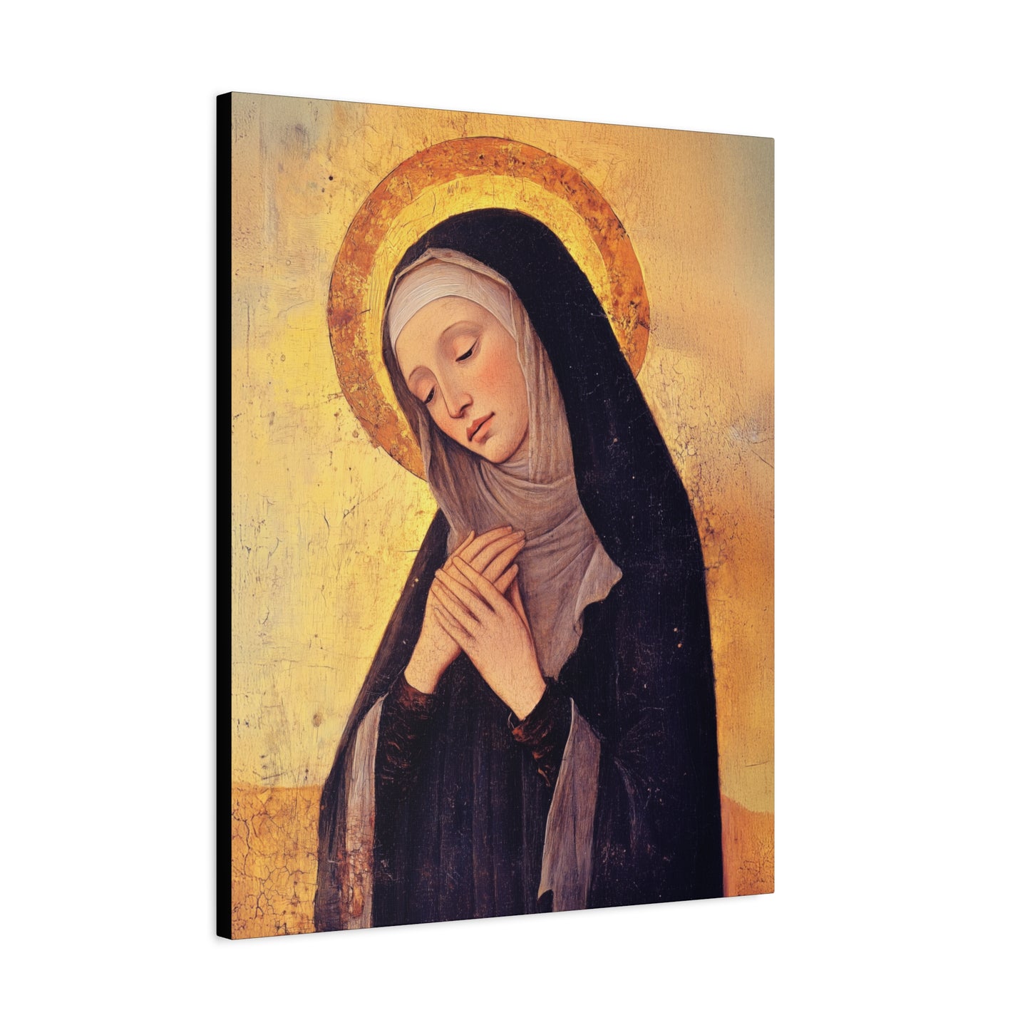 Saint Syncletica of Alexandria - Desert Mother - Gallery Wrapped Canvas - Print - Religious Art for your Home - Catholic