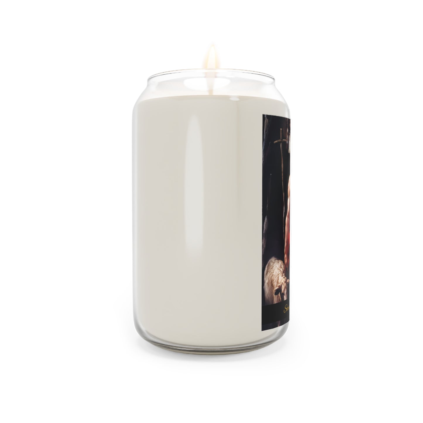 Saint John the Baptist - Scented Prayer Candle, 13.75oz -  Candle - Catholic Art - prayer room Scented Candle - Religious Saint