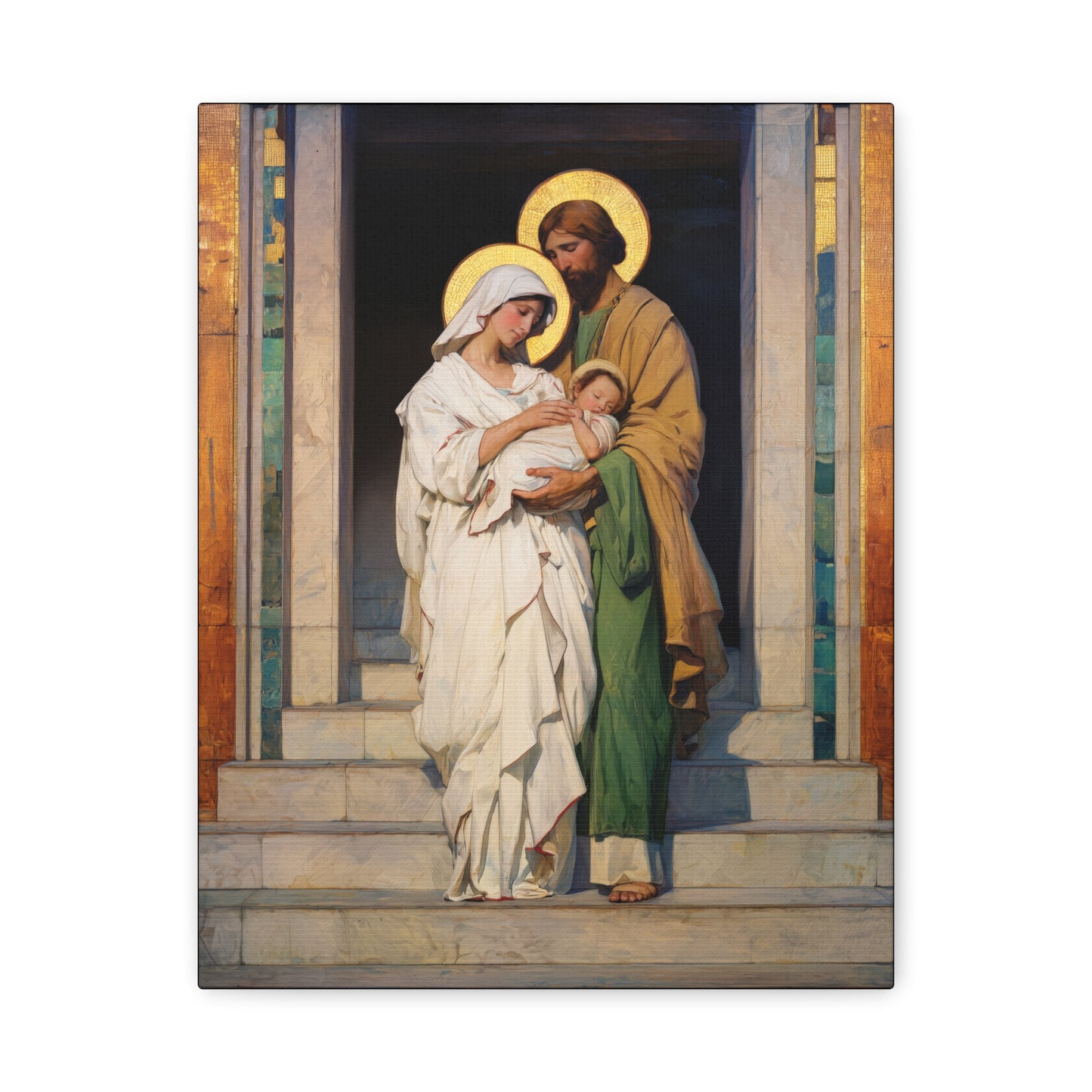 The Feast of the Presentation of the Lord - Holy Family - Gallery Wrapped Canvas - Print - Religious Art for your Home - Catholic art print - prayer room art