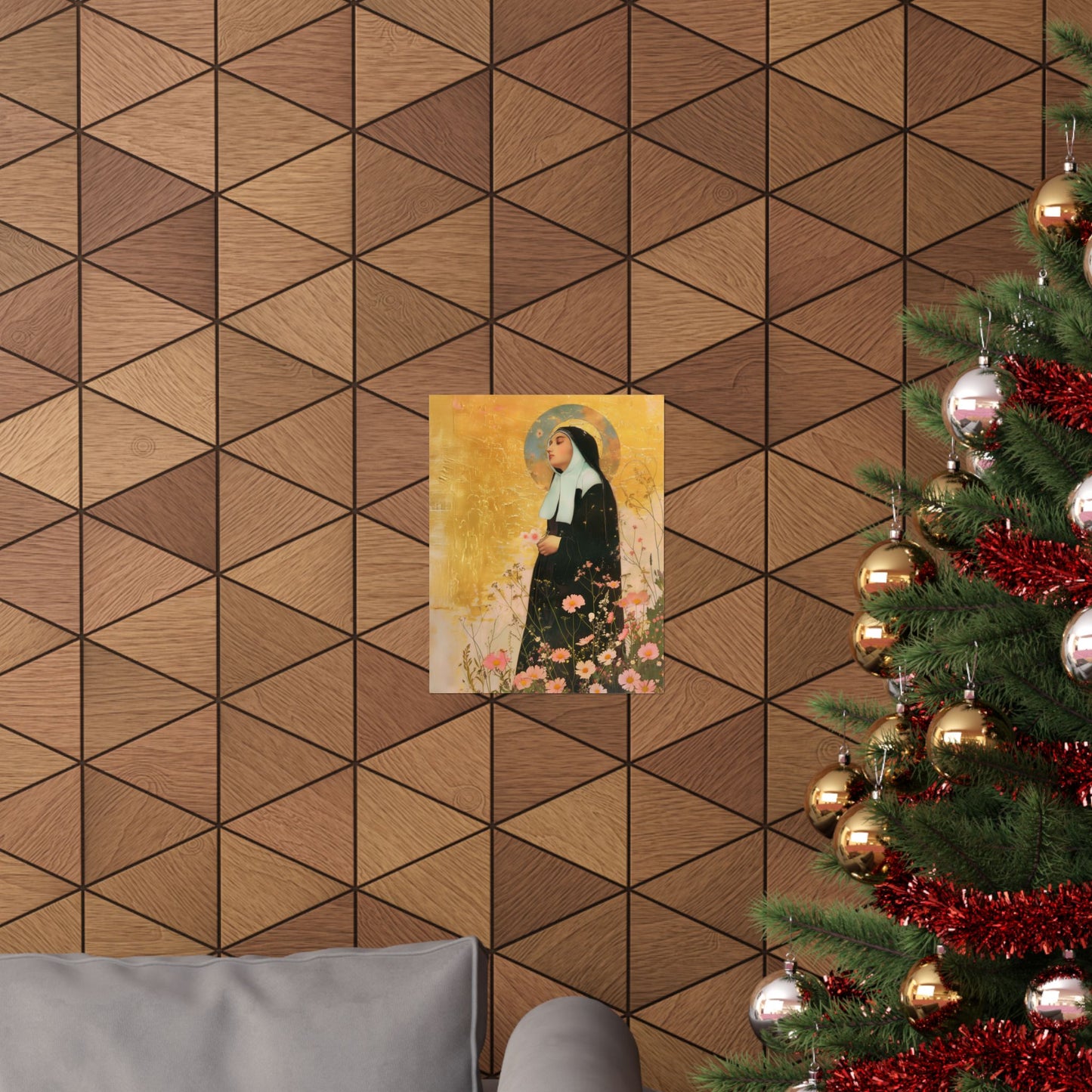 Saint Bernadette  - Sanctified Souls Print - Multiple Sizes - Premium Matte Vertical Posters - Catholic
