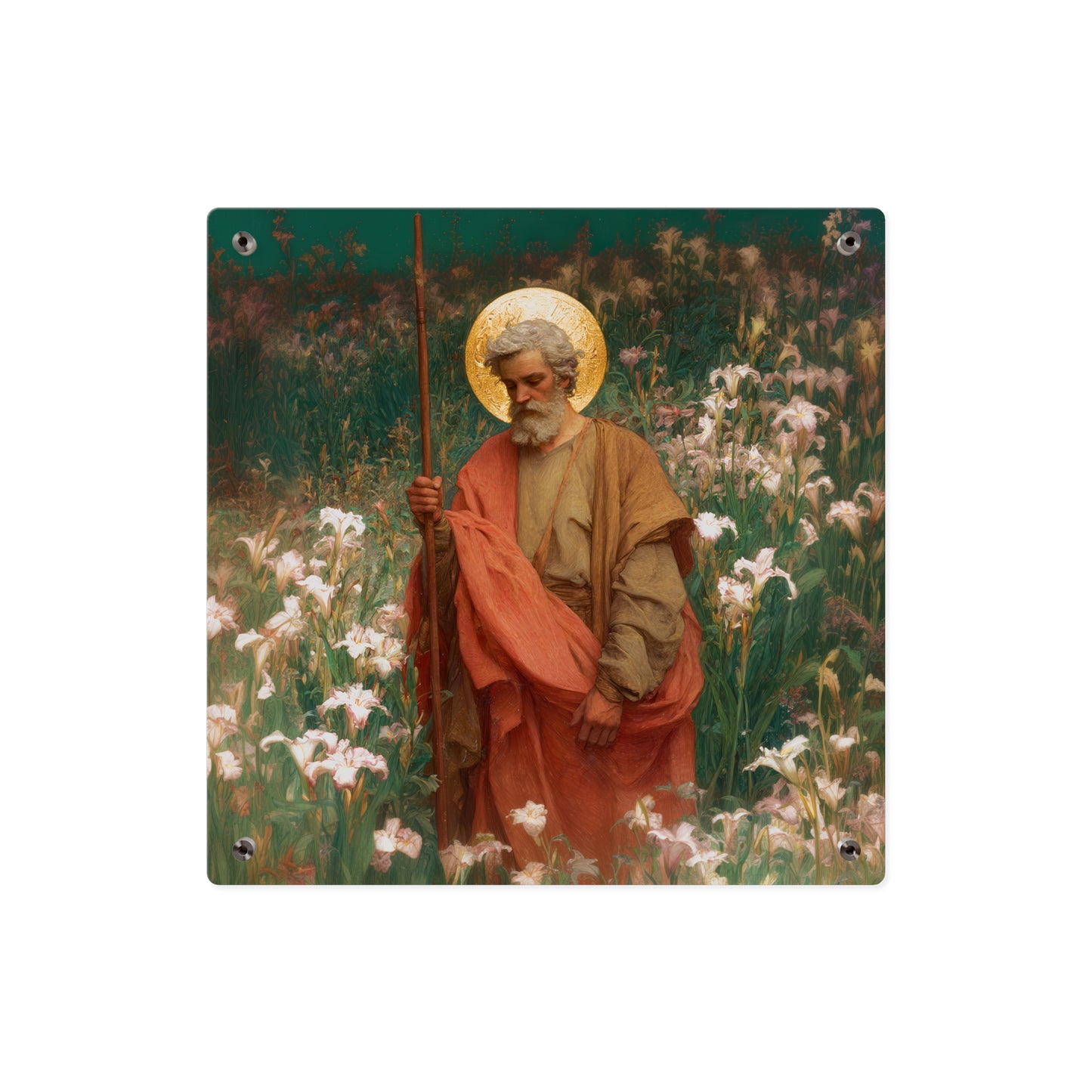 Saint James the Lesser Wall Art Panel - Ready to Hang Acrylic Print - Catholic Saint Art - Patron Saint Print - No Frame needed